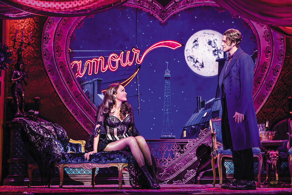 丁墾參與製作的作品包括獲多項東尼獎肯定的《紅磨坊》音樂劇。(Matthew Murphy攝)