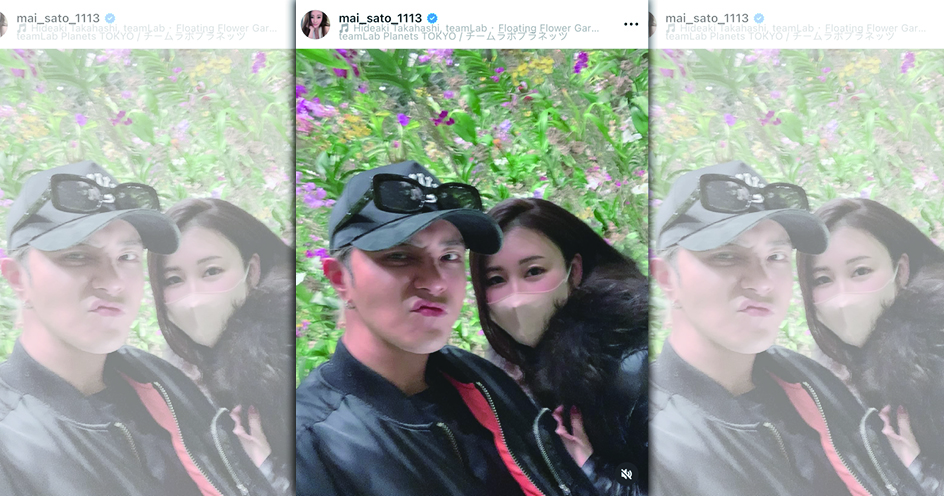 麻衣曬出和羅志祥的合照，顯示兩人24年的好交情。（翻攝自麻衣IG）