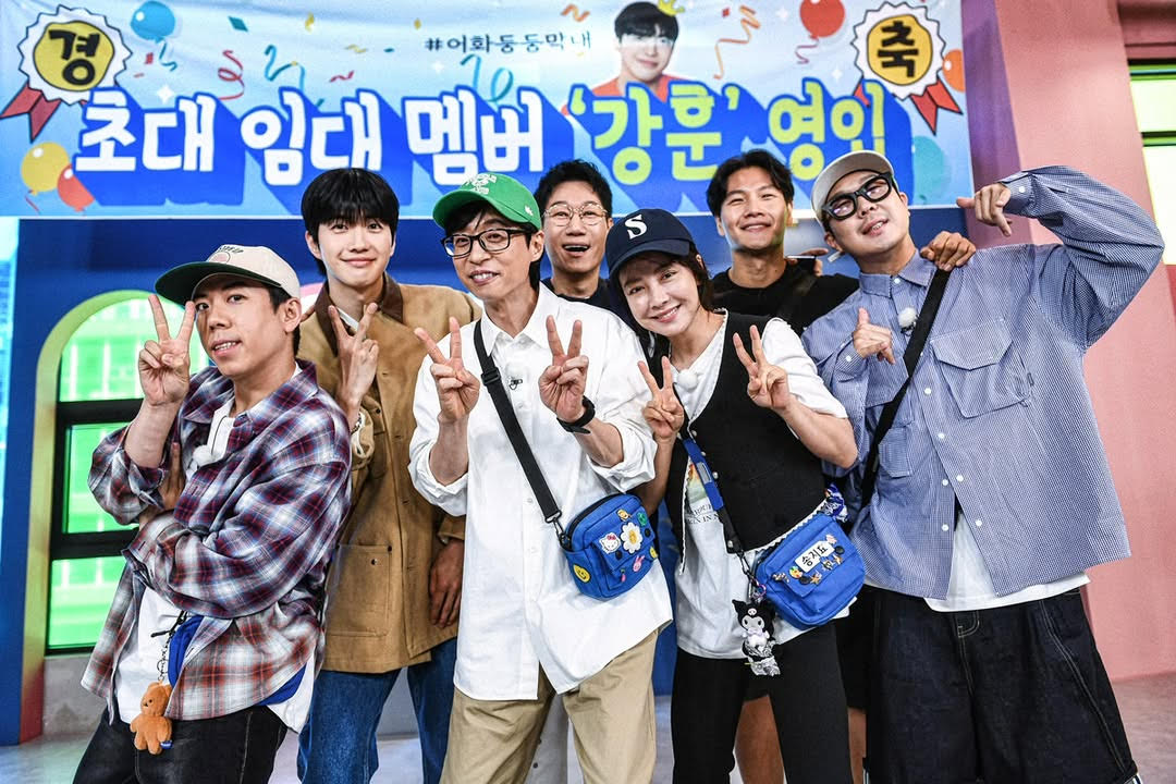 韓綜《Running Man》曾企劃台北美食快閃之旅，成員宋智孝、哈哈及梁世贊在永康街爆吃美食，錄影完就飛回韓國。（中天提供）