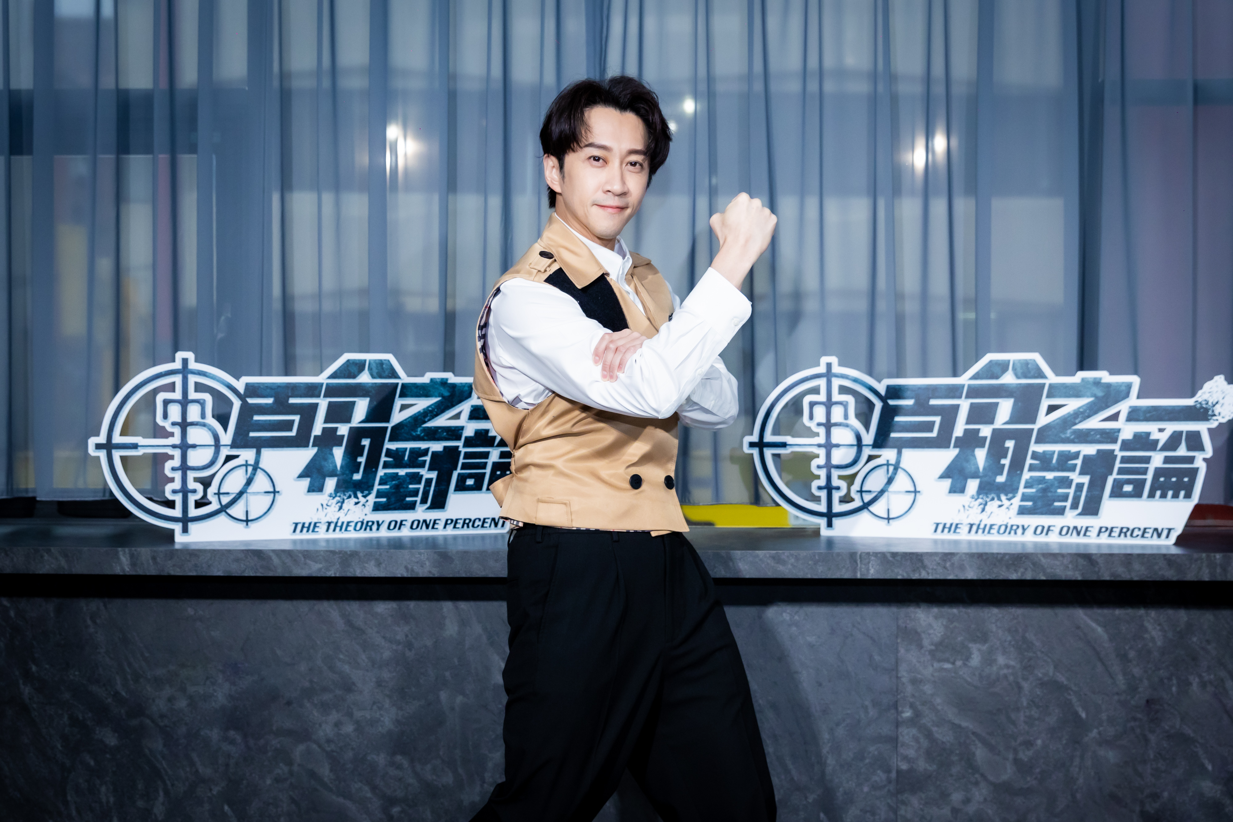 陳漢典出席活動被問閃兵，他坦言自己是扁平足不用當兵。（齊石娛樂提供）