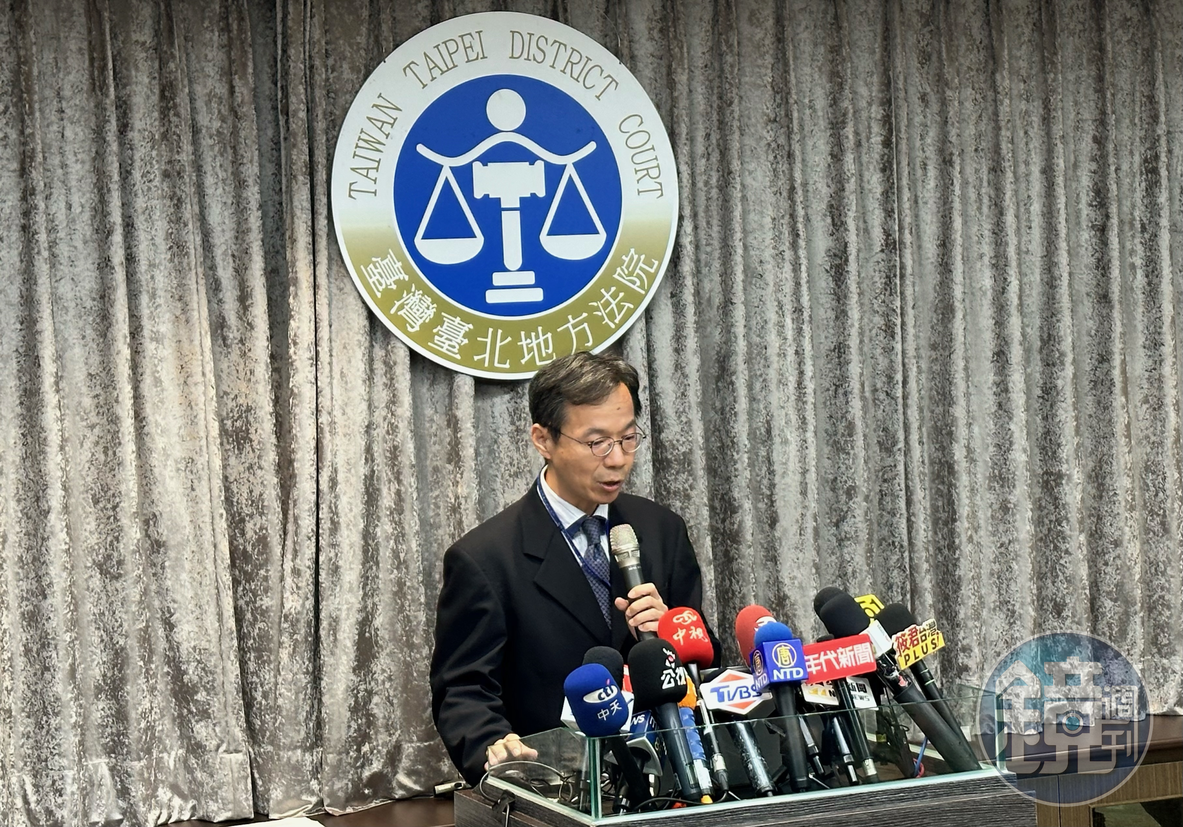 新竹市長高虹安貪汙助理費案，一審宣判貪汙罪成立，判7年4月，台北地院發言人黃柄縉庭長說明判決理由。