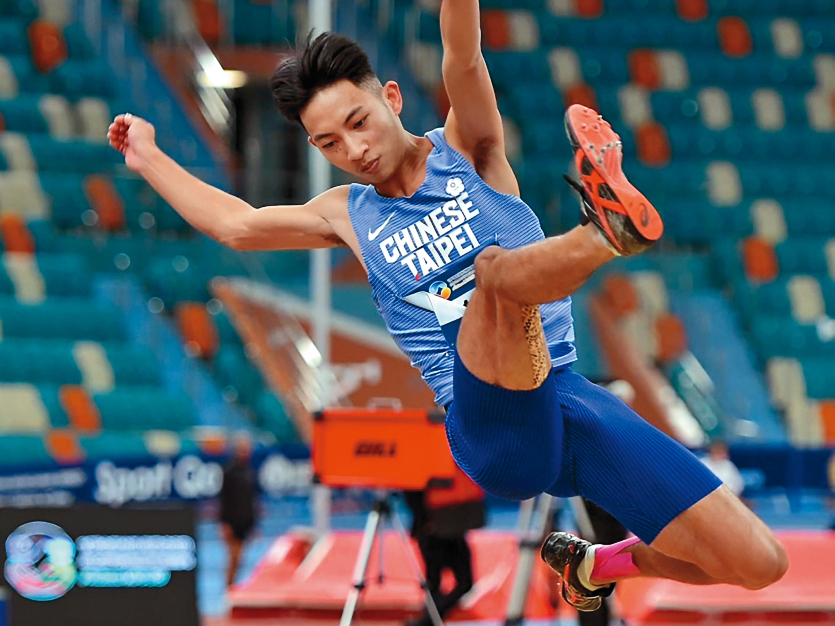 跳遠一哥林昱堂有機會拿下台灣史上第一面跳遠奧運獎牌。（113年全大運執委會提供）