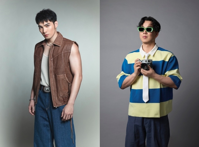 蕭煌奇（右）熱衷與歌迷互動；黃偉晉（左）曝與歌迷對話百無禁忌。（KKBOX提供）