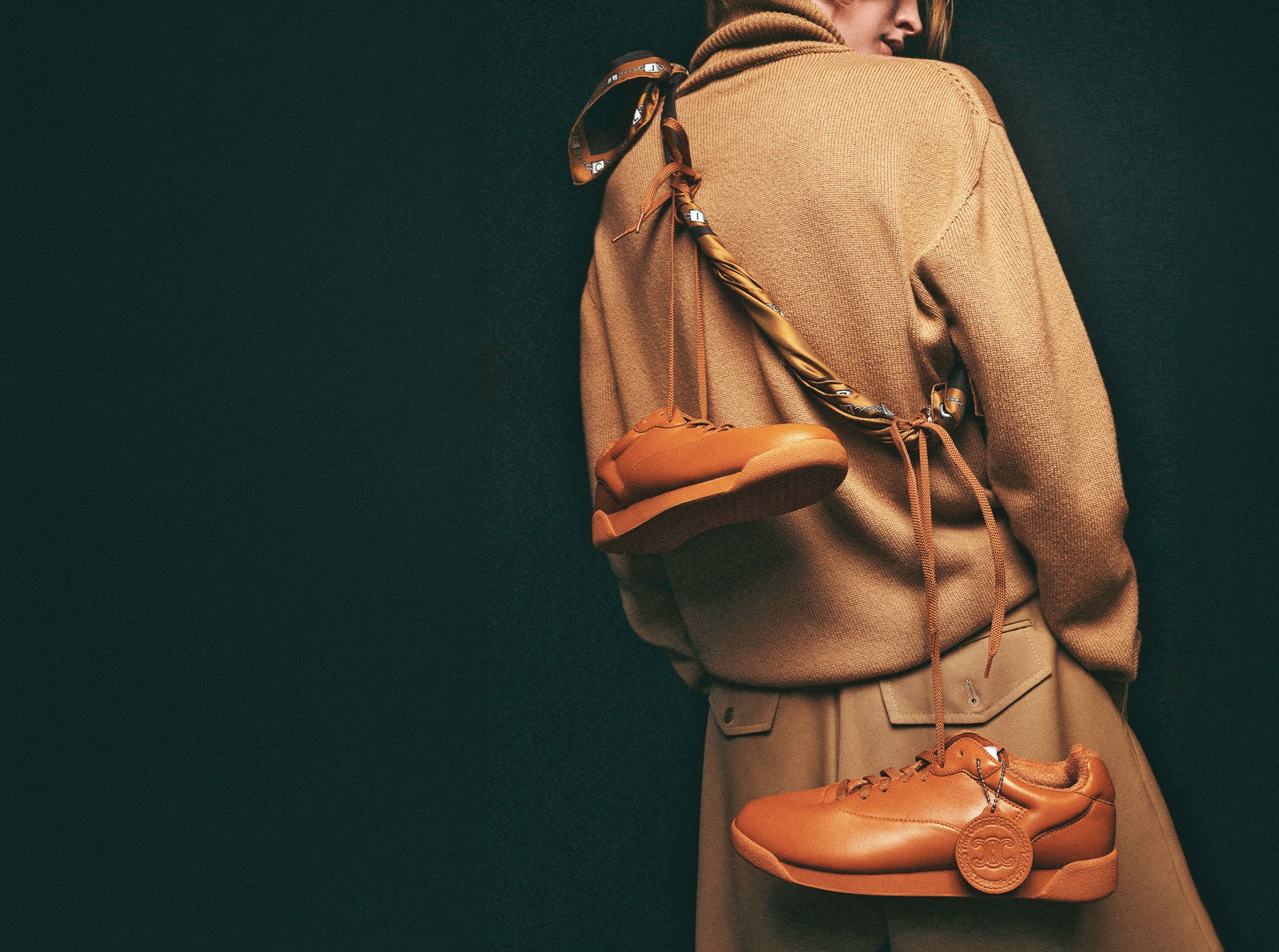 Celine/Reebok聯名鞋款融合巴黎街頭風尚與美式運動哲學。（Celine提供）