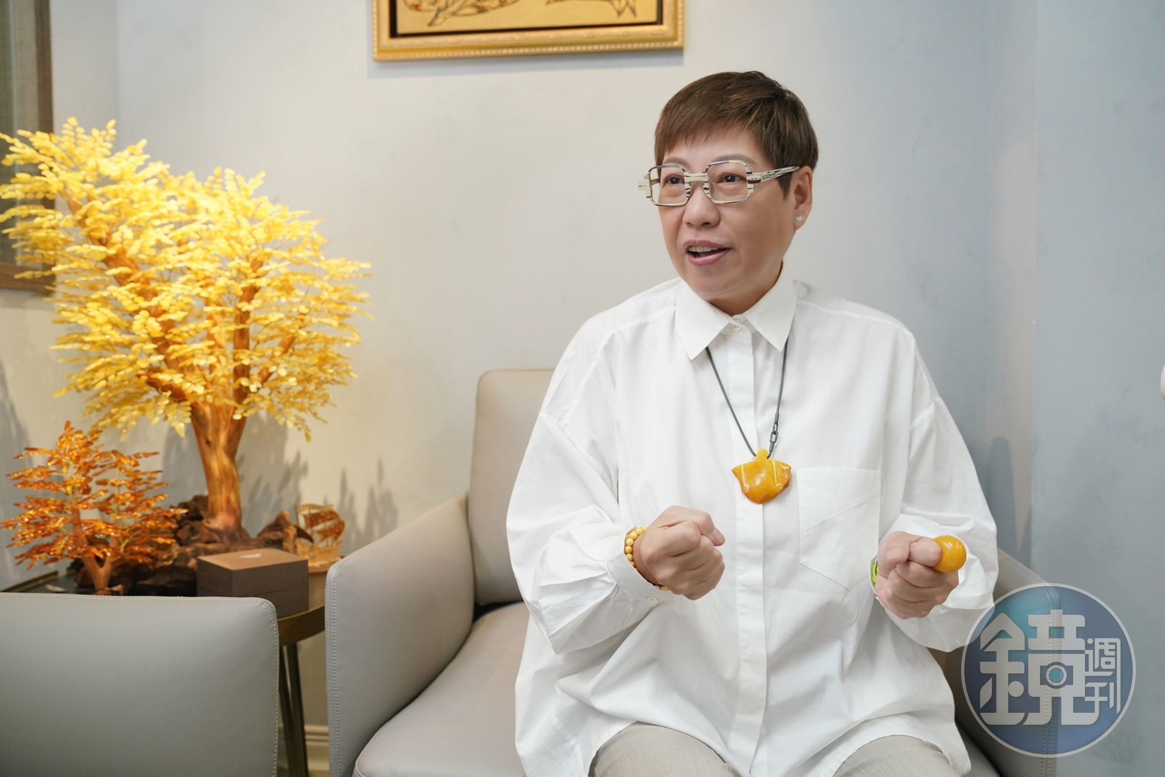 劉香秀受訪時經常提到父親，她覺得自己肯拚、重誠信、對人熱情是受父親影響。