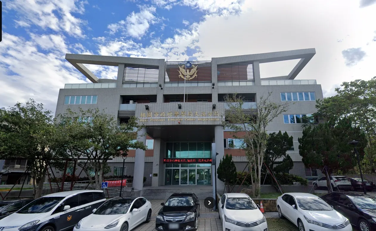 桃園大溪分局爆出員警請喪假被刁難的爭議。（翻攝google map)
