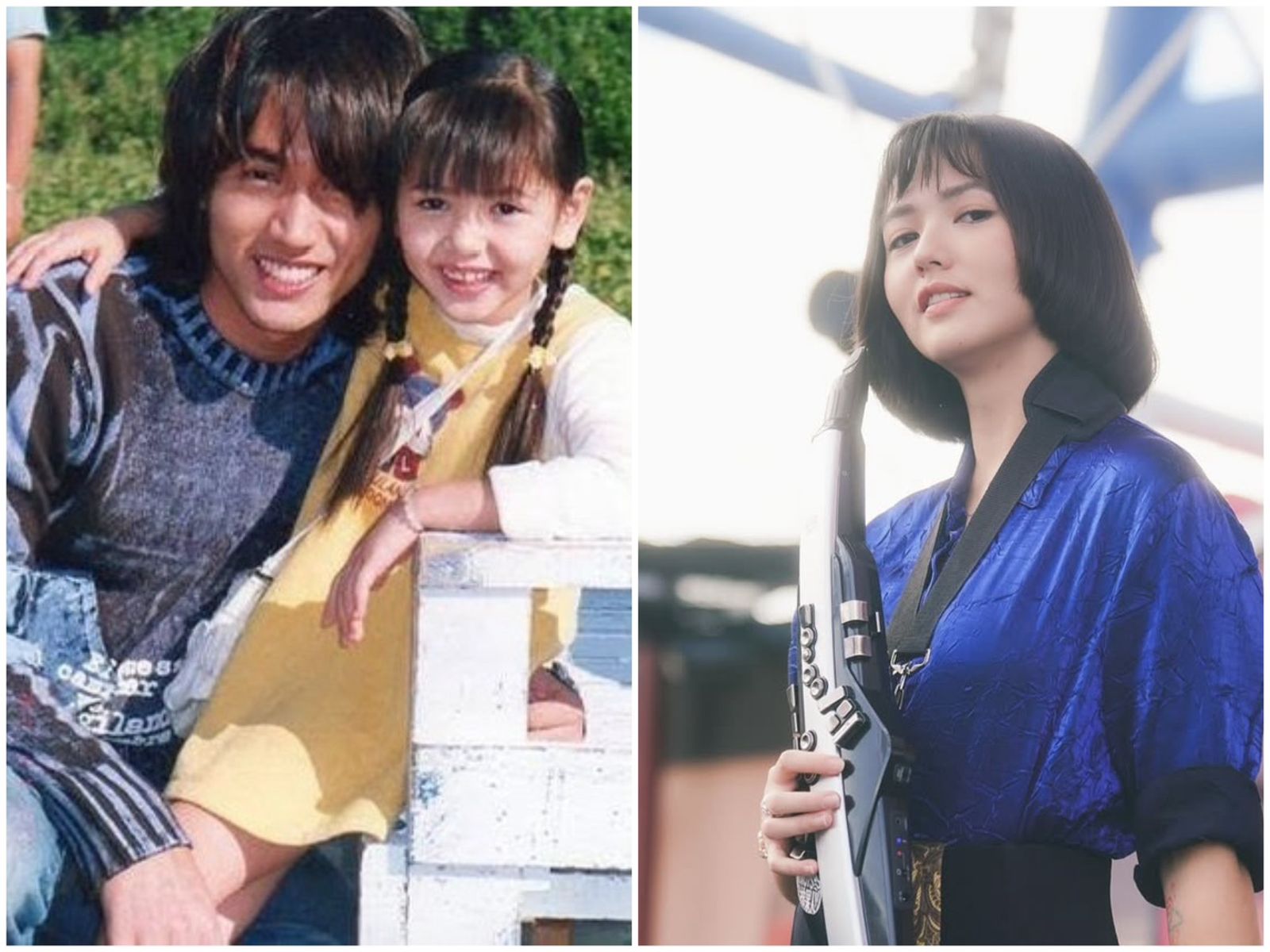 當年在《流星花園》和言承旭對戲的小童星彭歆分享今昔對比照。(翻攝Threads)