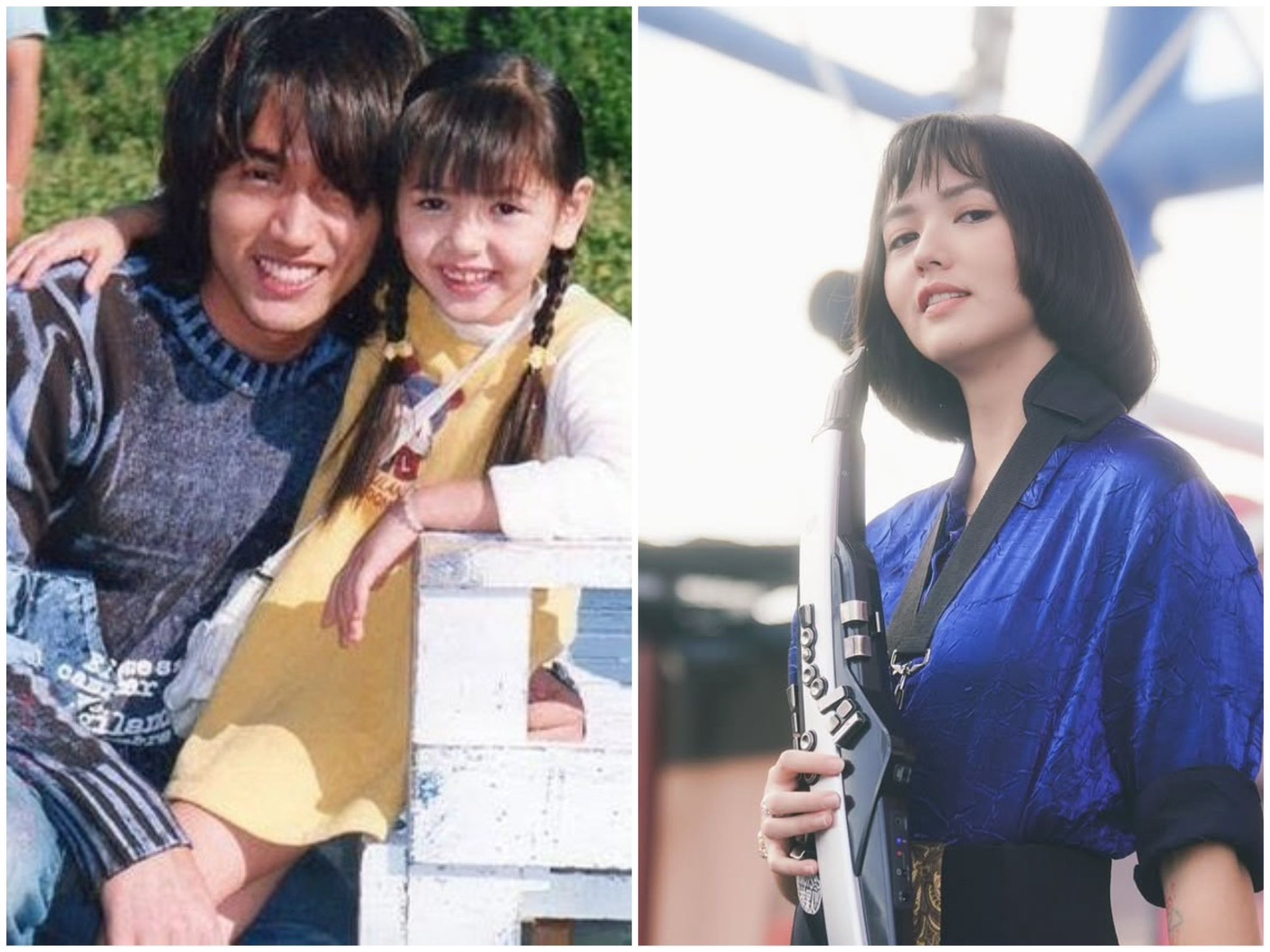 當年在《流星花園》和言承旭對戲的小童星彭歆分享今昔對比照。(翻攝Threads)