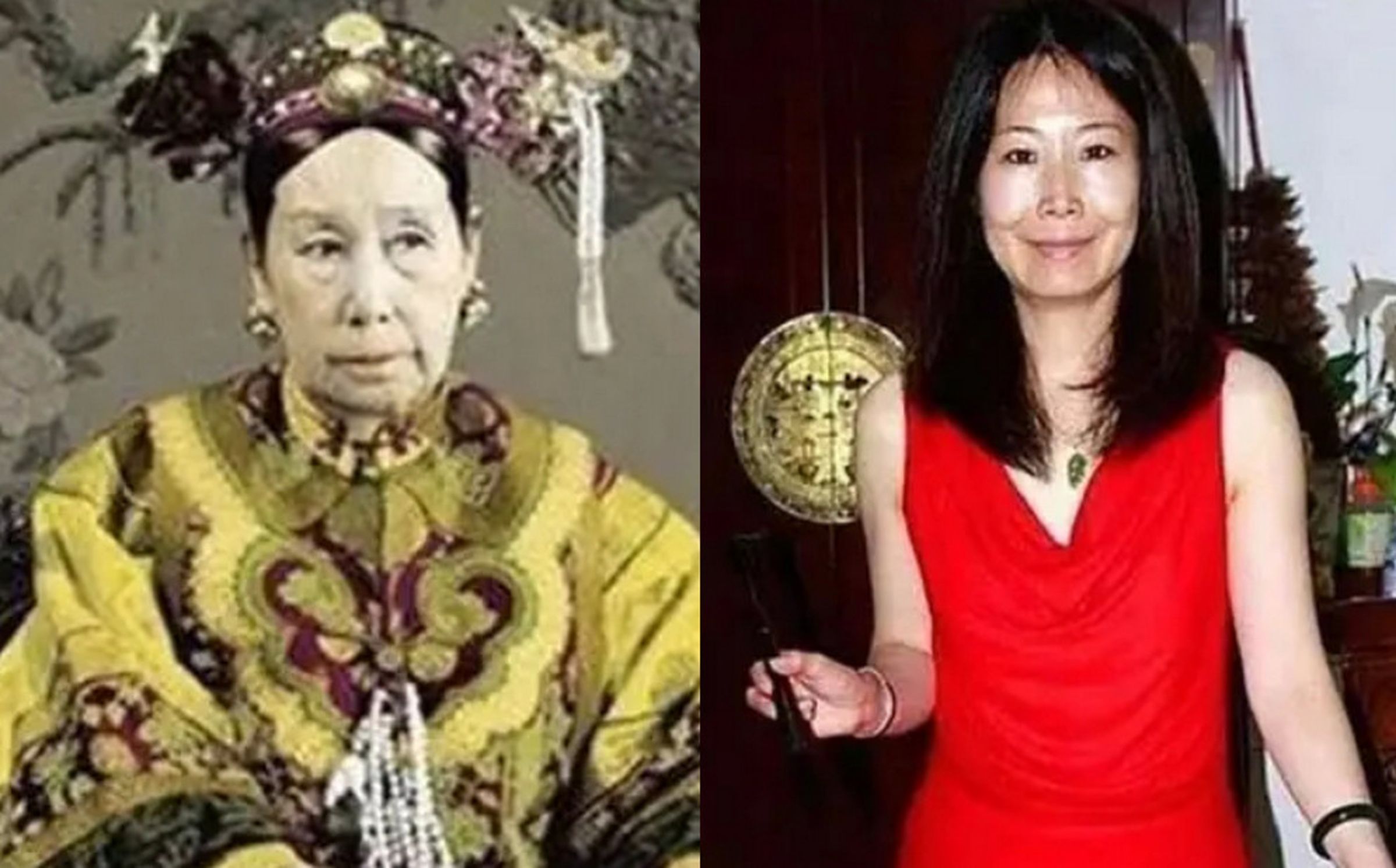 葉赫那拉姝宏長相氣質與慈禧十分相似。（翻攝微博）