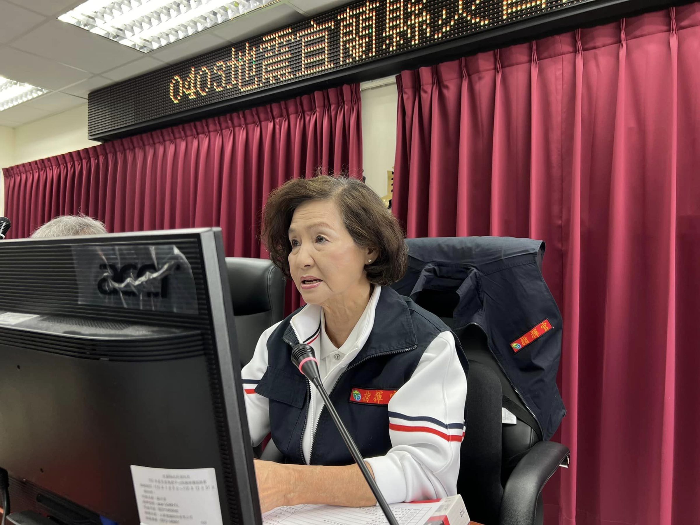 林姿妙呼籲鄉親朋友,面對餘震不要驚慌,做好地震避難原則,如果有任何狀況,請撥打119通報協助。(翻攝自林姿妙臉書)