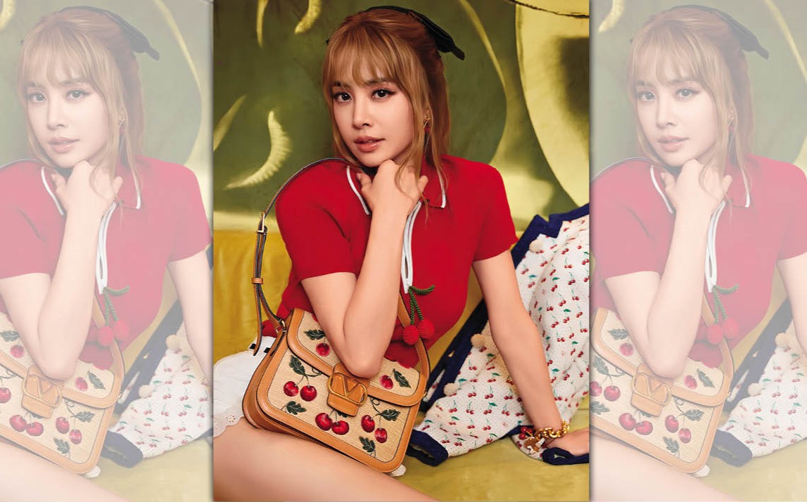 蔡依林將Valentino Cherryfic系列穿戴滿身，甜度直接拉到最滿！（翻攝自蔡依林IG）