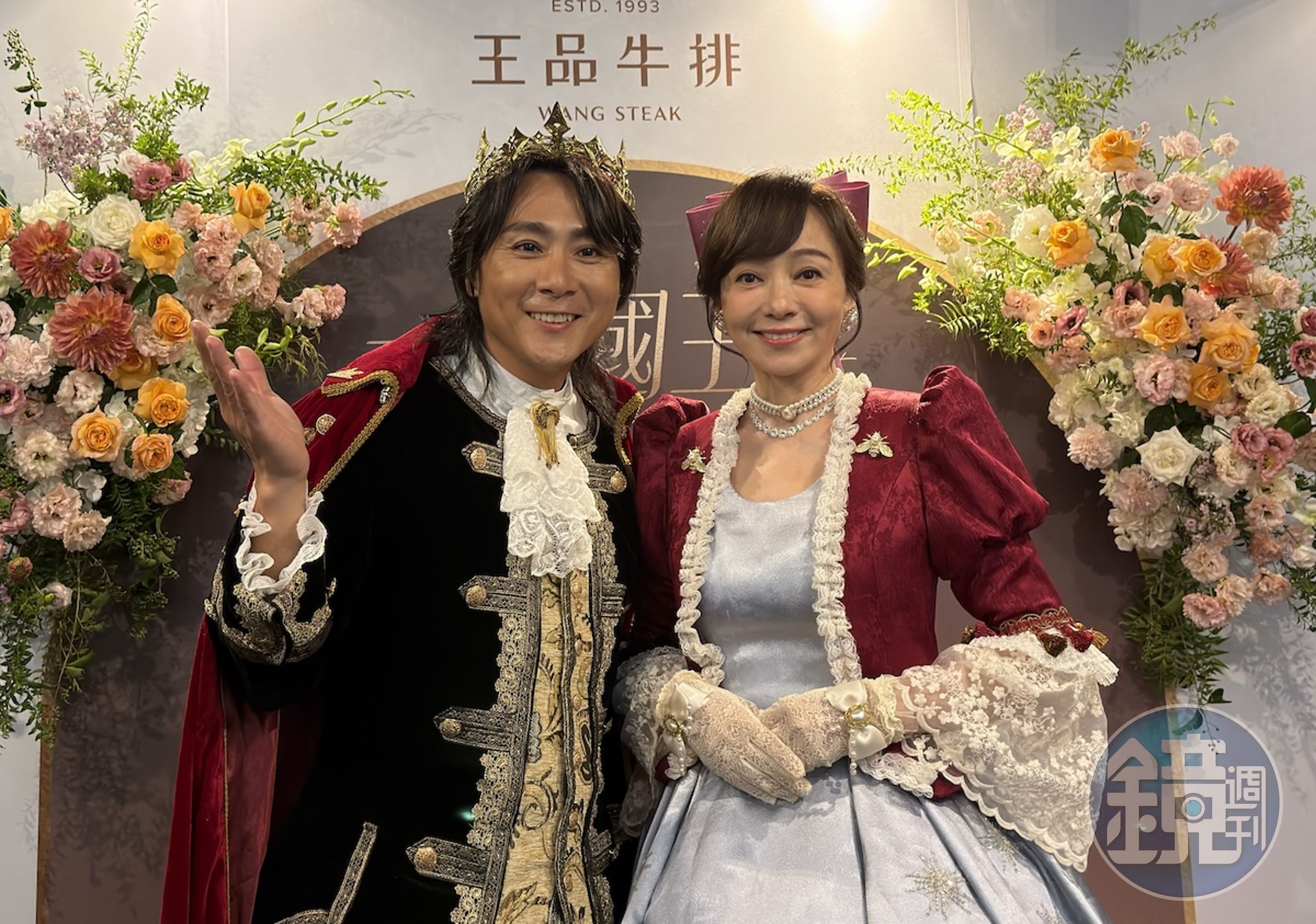 王仁甫（左）出席活動，跟老婆季芹一起分享學霸兒養成術。（圖／記者林政平攝）