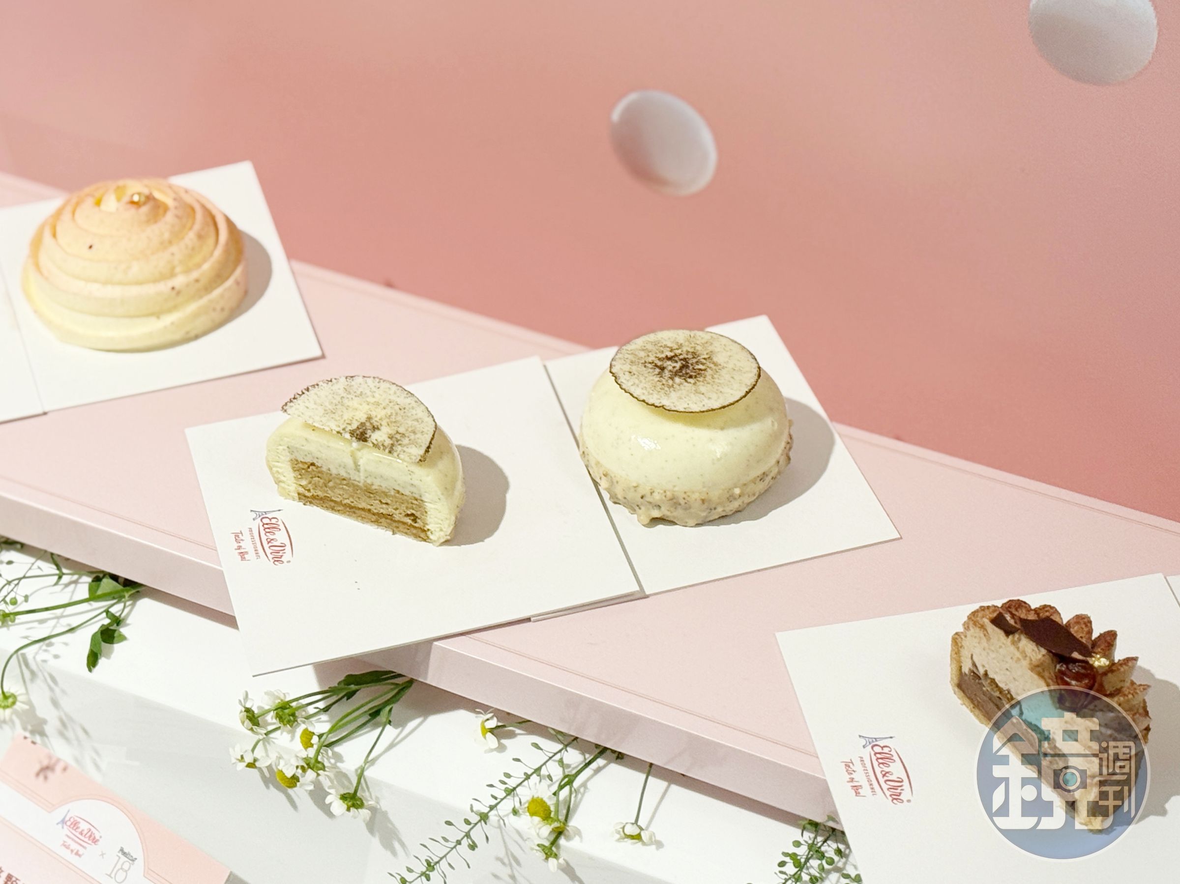南投甜點品牌「Feeling 18 LAB」聯名法國最佳工藝大師（Meilleur Ouvrier de France 2007）Angelo Musa推出3款聯名甜點。