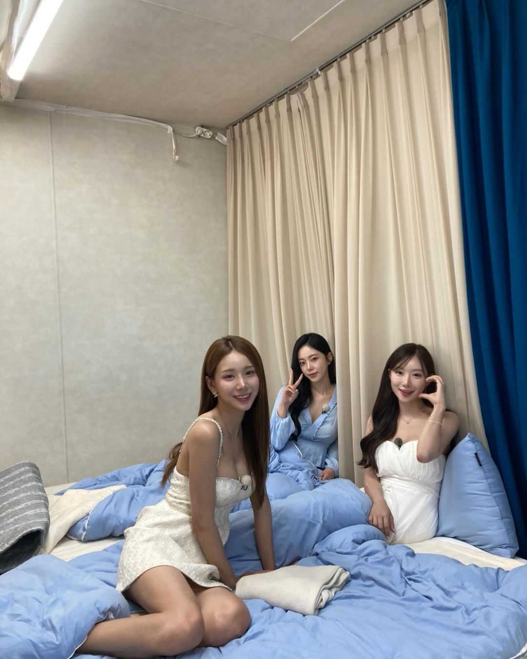 《單身即地獄3》金奎利(左起)、尹廈情、安玟映都是選美小姐出身。(翻攝自安玟映IG)