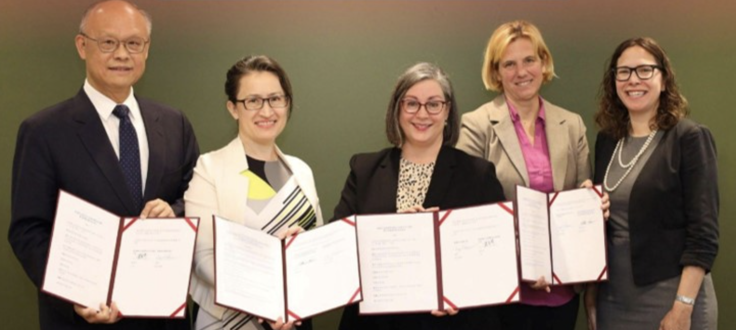 台美21世紀貿易倡議首批協定，今天（10日）起正式生效。（翻攝自行政院經貿談判辦公室臉書）