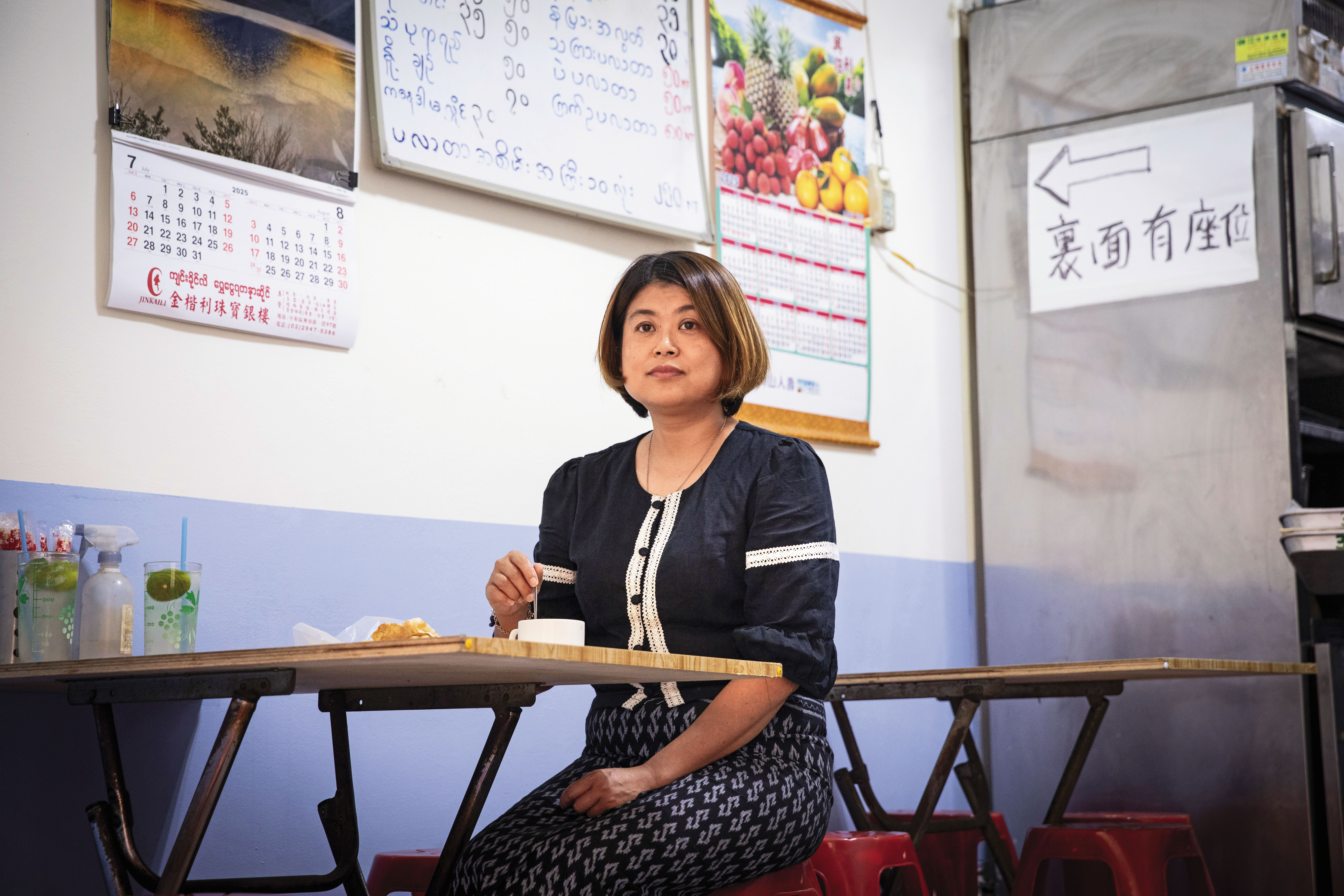 楊萬利在父親生前每天光顧、位於華新街的奶茶店。