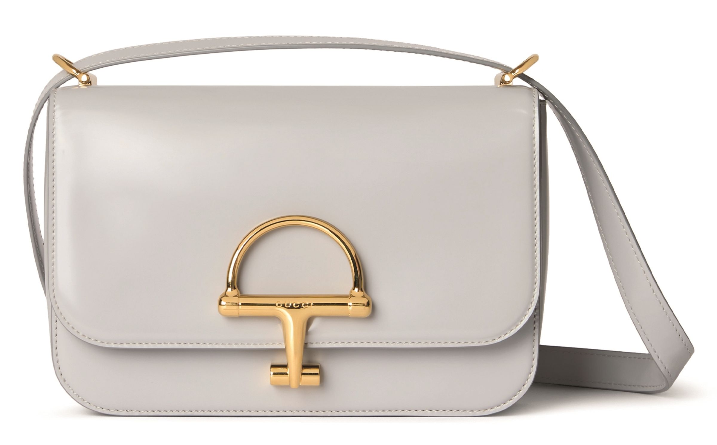 GUCCI SIENA半馬銜肩背包,NT$132,400。(古馳提供)