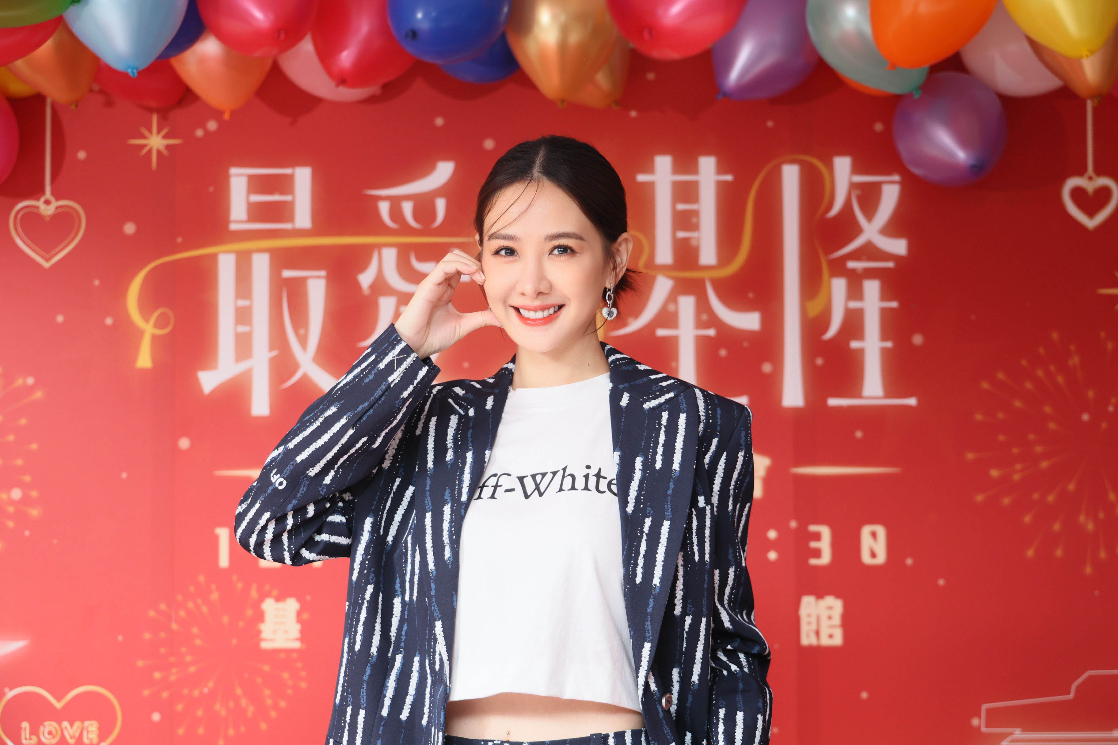 安心亞擔任基隆的「城市代言人」。（基隆市政府提供）