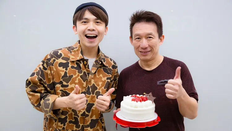 郭子乾生日黃豪平送上蛋糕祝賀。（節目提供）
