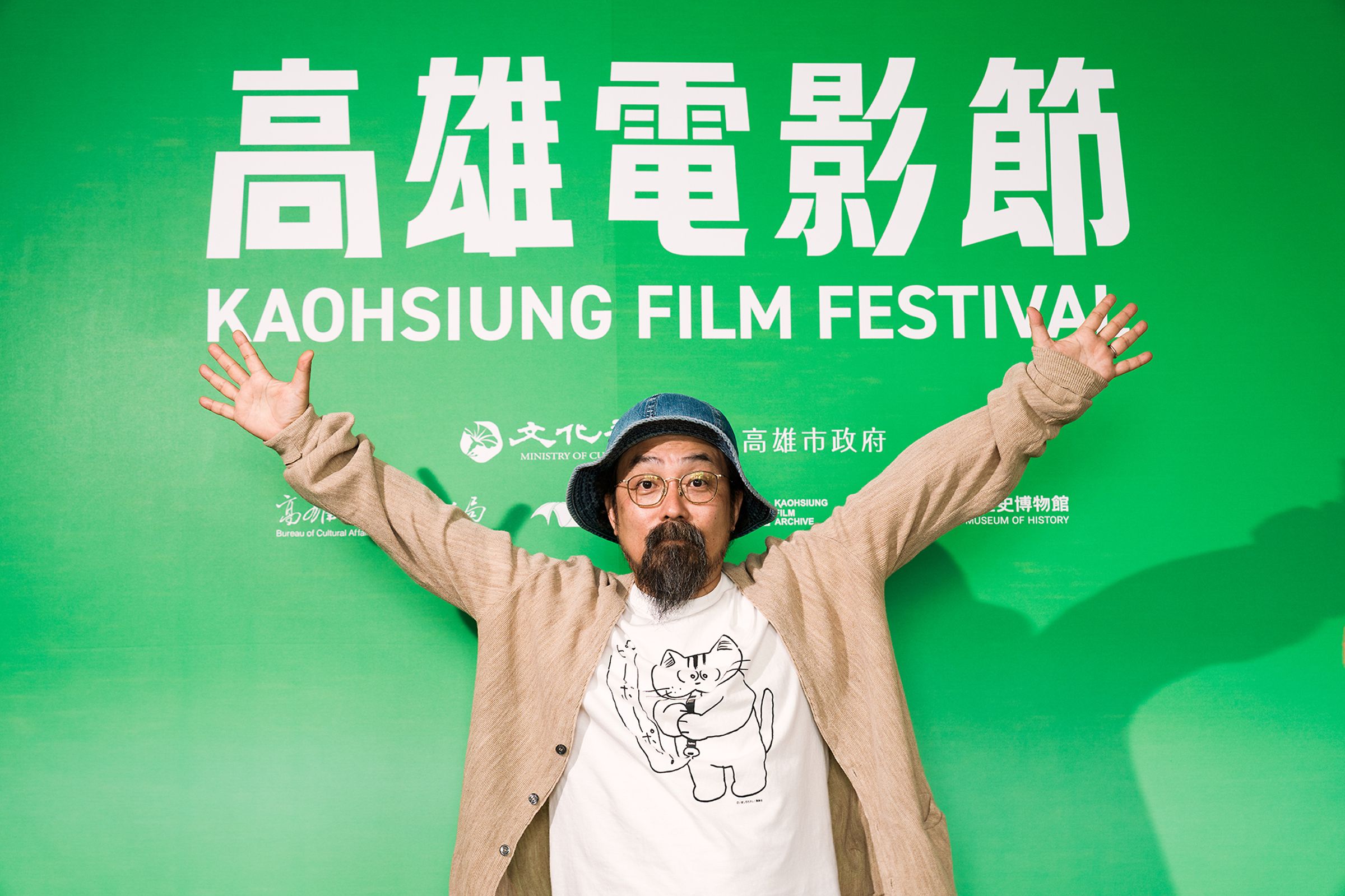 山下敦弘對麵線及鹹豆漿情有獨鍾，非常適合當早餐。（高雄電影節提供）