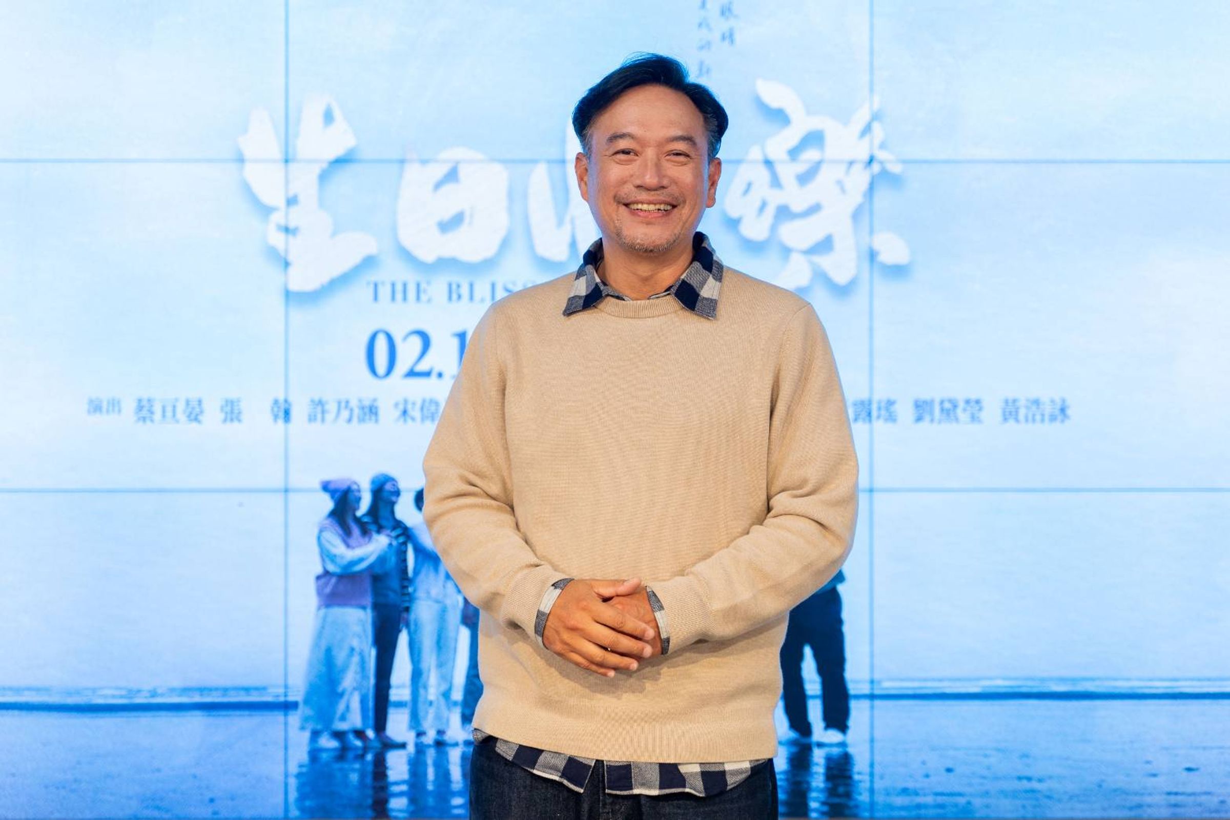 張震的哥哥張翰面對母喪,仍敬業地出席戲劇活動,外表沒有透露一絲內心傷痛。(大愛提供)