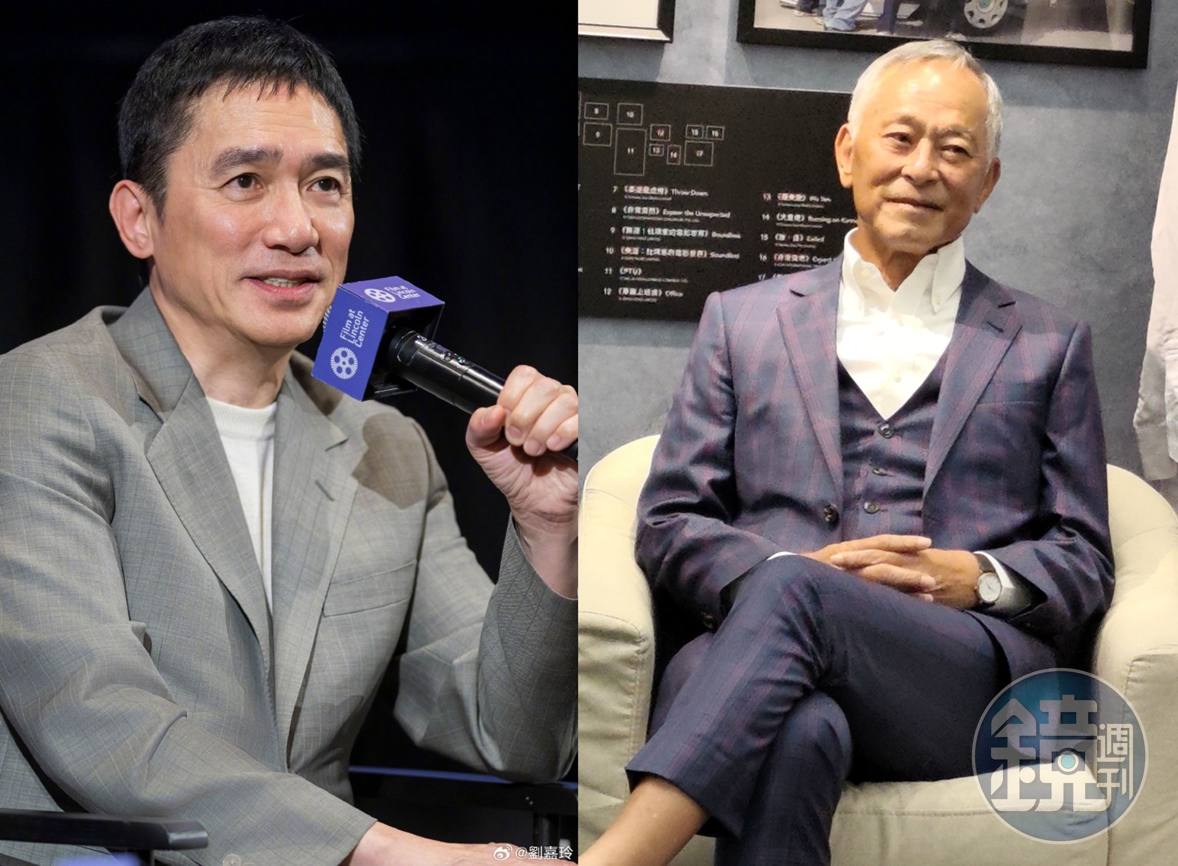 訪談中梁朝偉證實確定會與杜琪峰合作,但也否認了會在北海道取景,因為沒拿到槍枝使用執照。(劉嘉玲微博/本刊資料照)