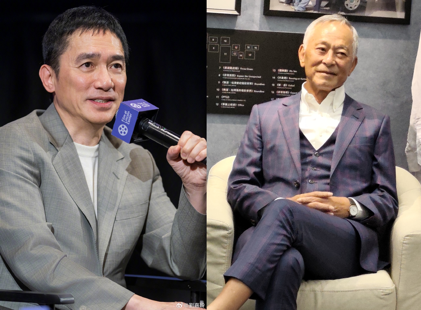 訪談中梁朝偉證實確定會與杜琪峰合作，但也否認了會在北海道取景，因為沒拿到槍枝使用執照。（劉嘉玲微博/本刊資料照）