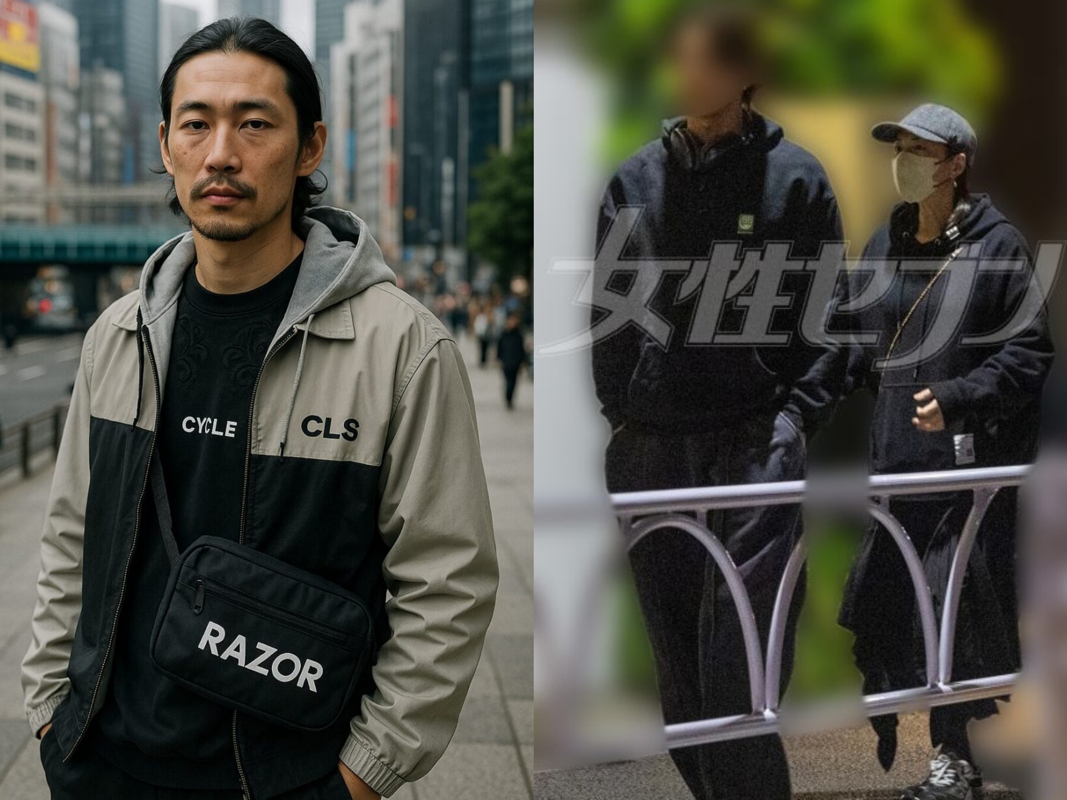 廣末涼子與22歲的兒子最近經常相伴出現（右），左為兒子的生父。（翻攝網路）