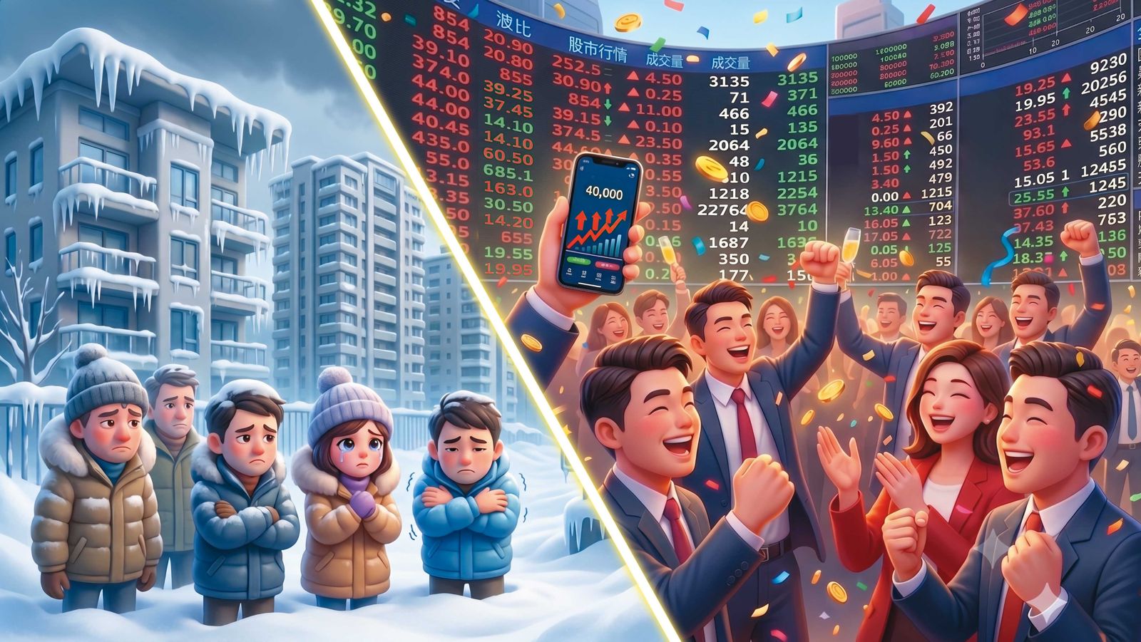 股狂吸金房急凍/資金狂潮進股市 520房市旺季反陷冰原期