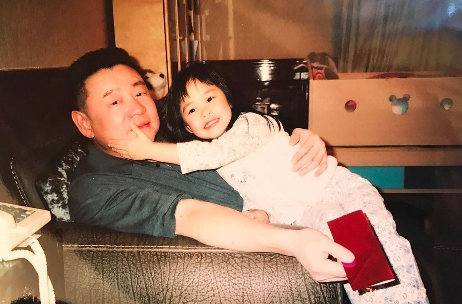 劉秀盈從小與爸爸劉鑾雄感情深厚。（翻攝劉秀盈IG）