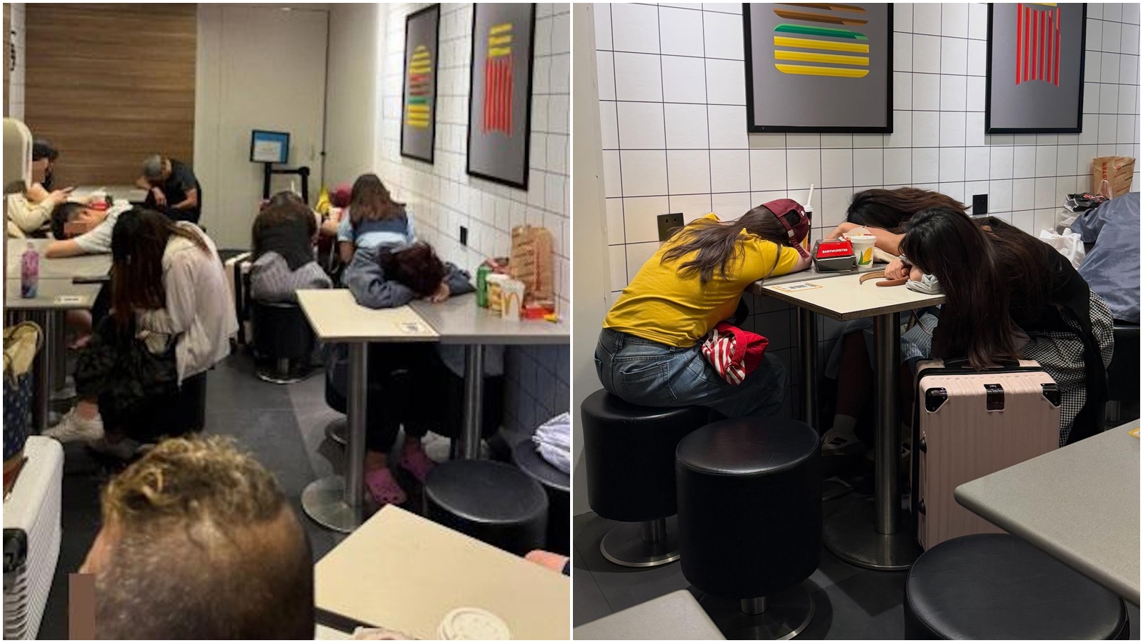 一名港女抱怨中國遊客霸占麥當勞，讓她想內用卻沒有位置。（翻攝自Threads）