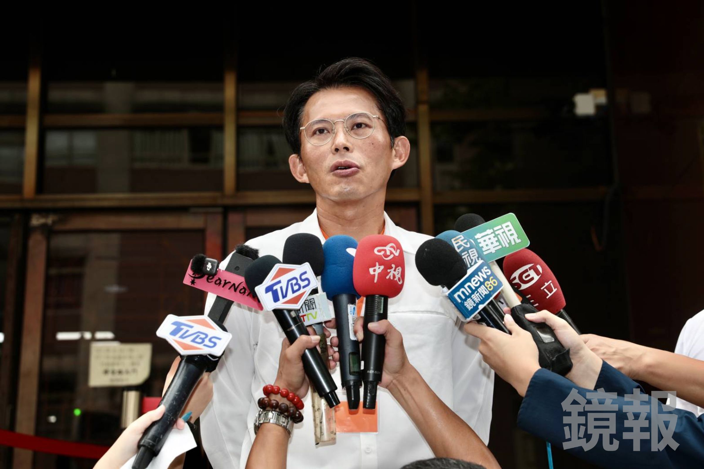 黃國昌因率眾「走讀」卻引爆警民衝突,北檢證實已分案偵辦,並將黃國昌列為被告。(鏡報林煒凱)