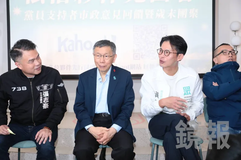 藍議員楊植斗批柯文哲白目不是1、2天。（鏡報林煒凱）