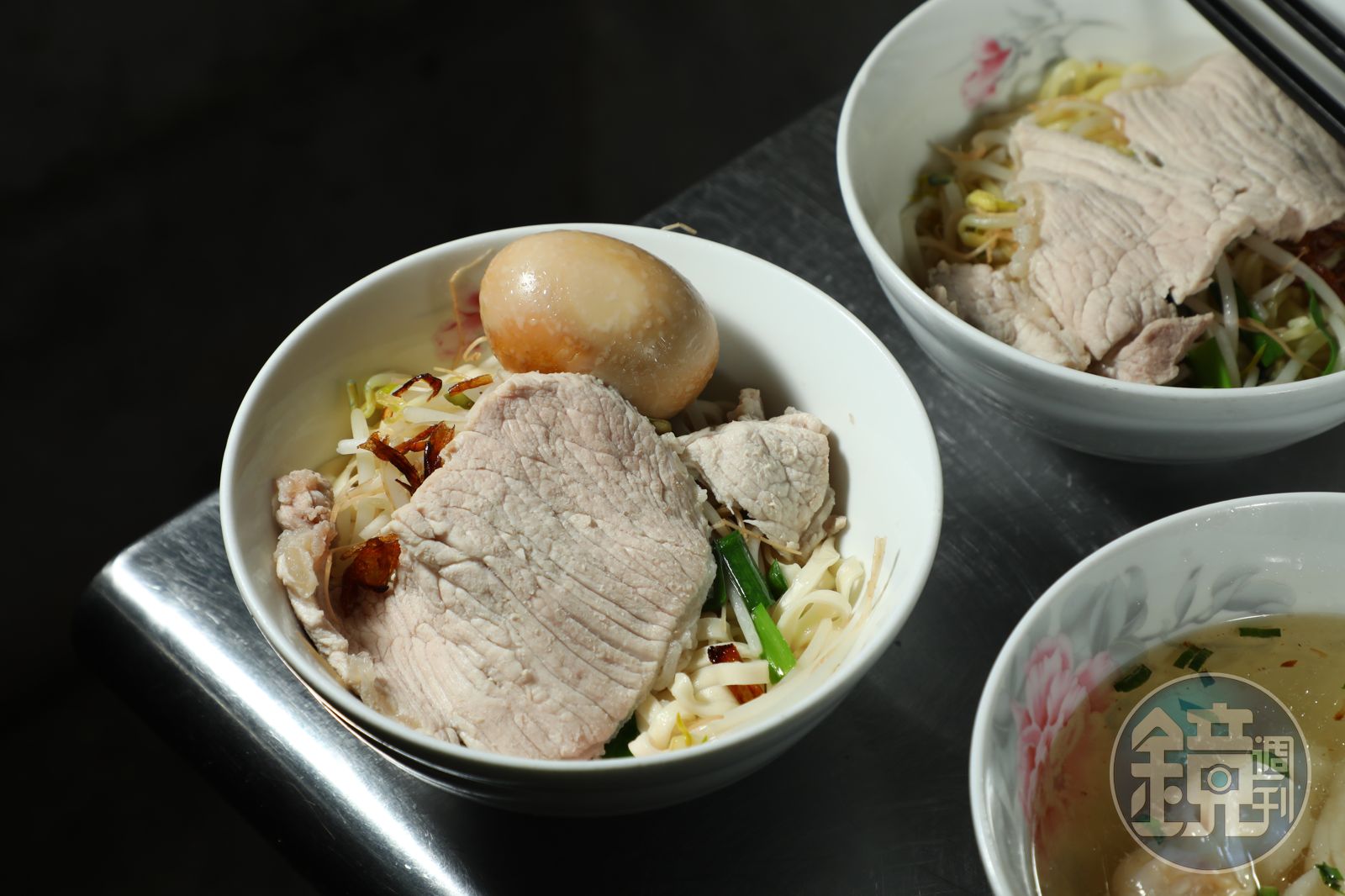 全套的陽春麵，最簡單最美味。（70元／全套）