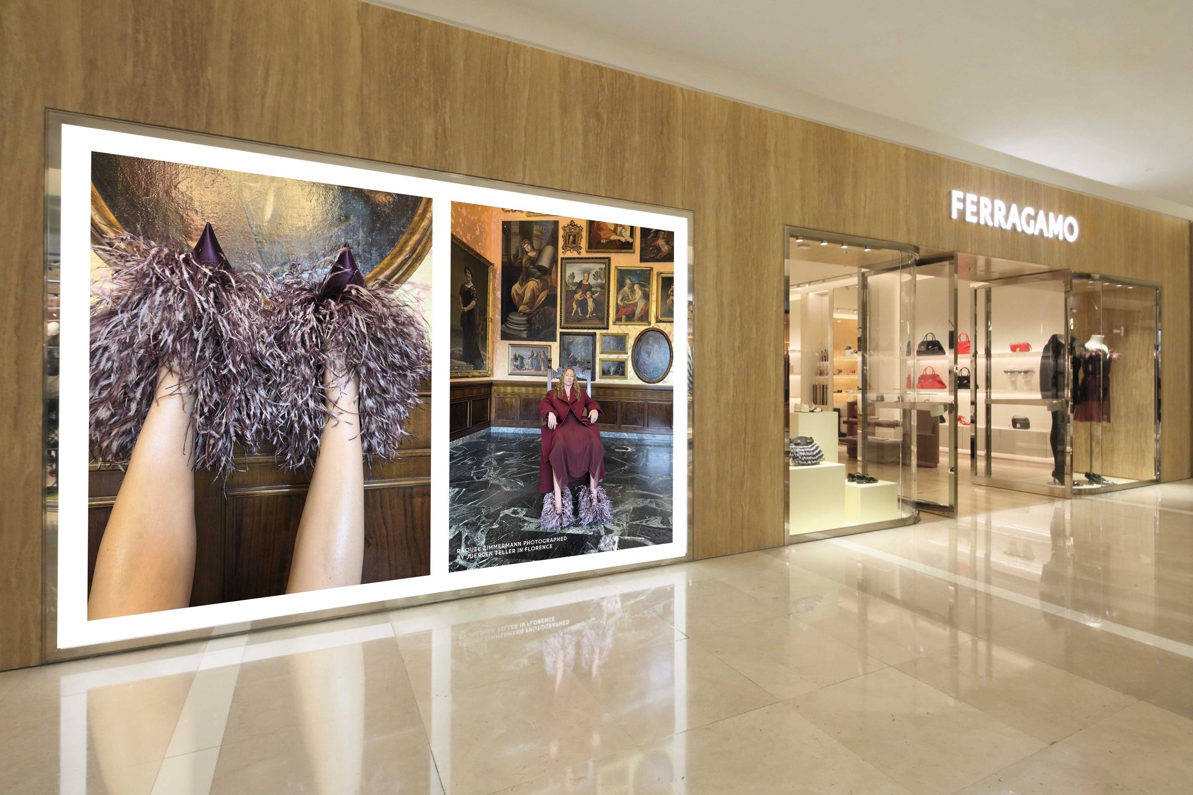 FERRAGAMO新光三越台中中港店。（Ferragamo提供）