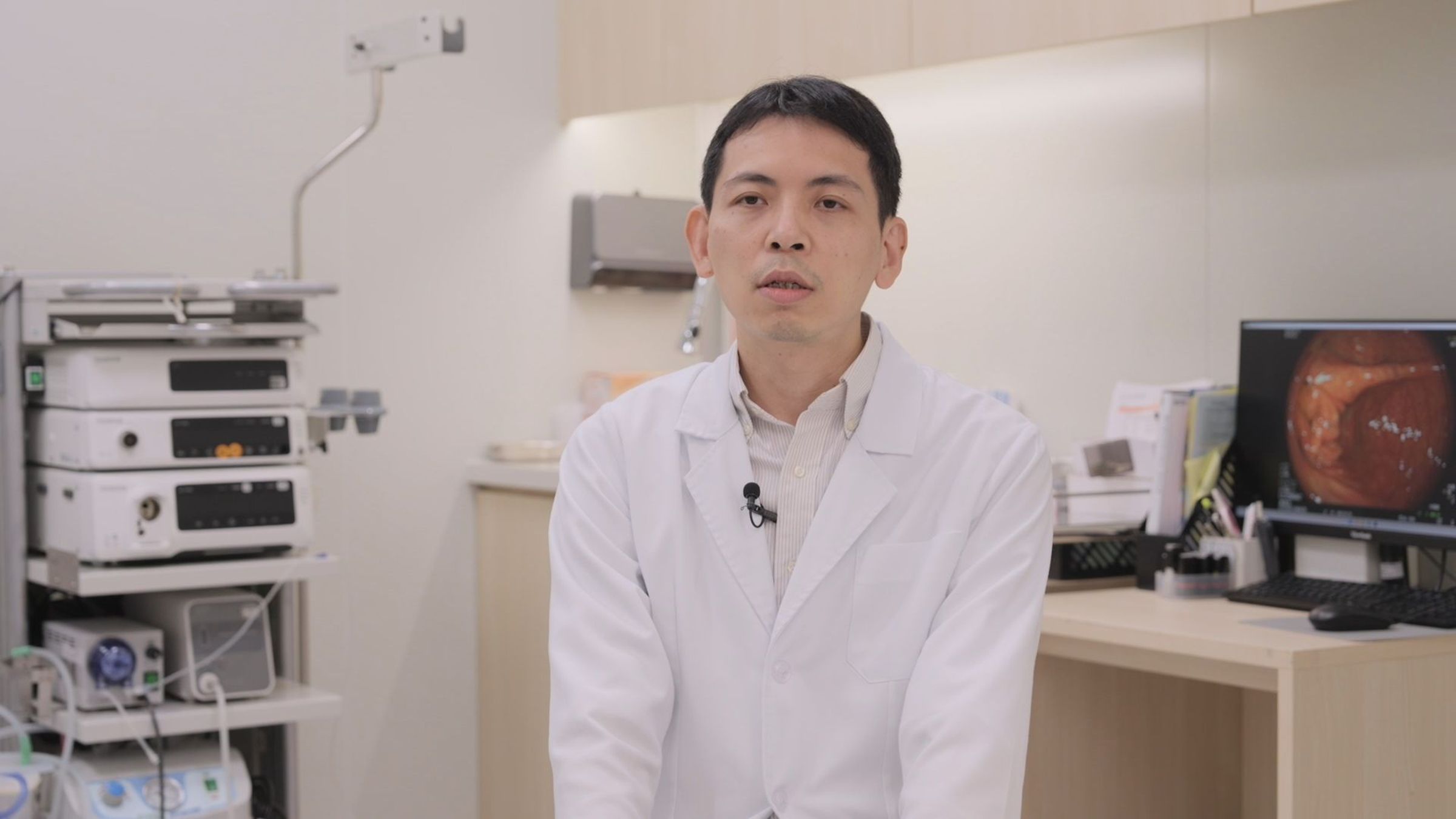 美兆健康管理機構腸胃科林煜峻醫師提醒,息肉、發炎或部分早期病灶初期未必有明顯症狀,透過腸胃鏡檢查,有助掌握消化道現況、及早發現異常。