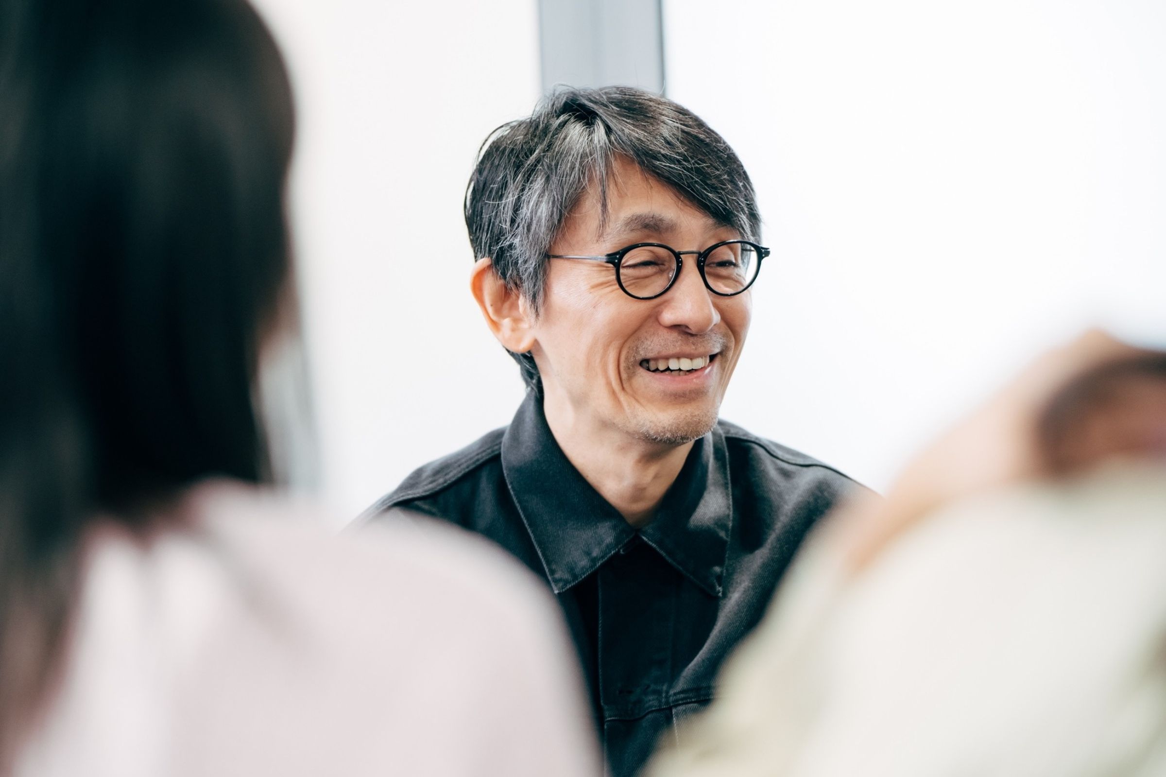 吉田大八過去多次造訪台灣，此行特別嘗試了鴨血。（台北金馬執行委員會提供）