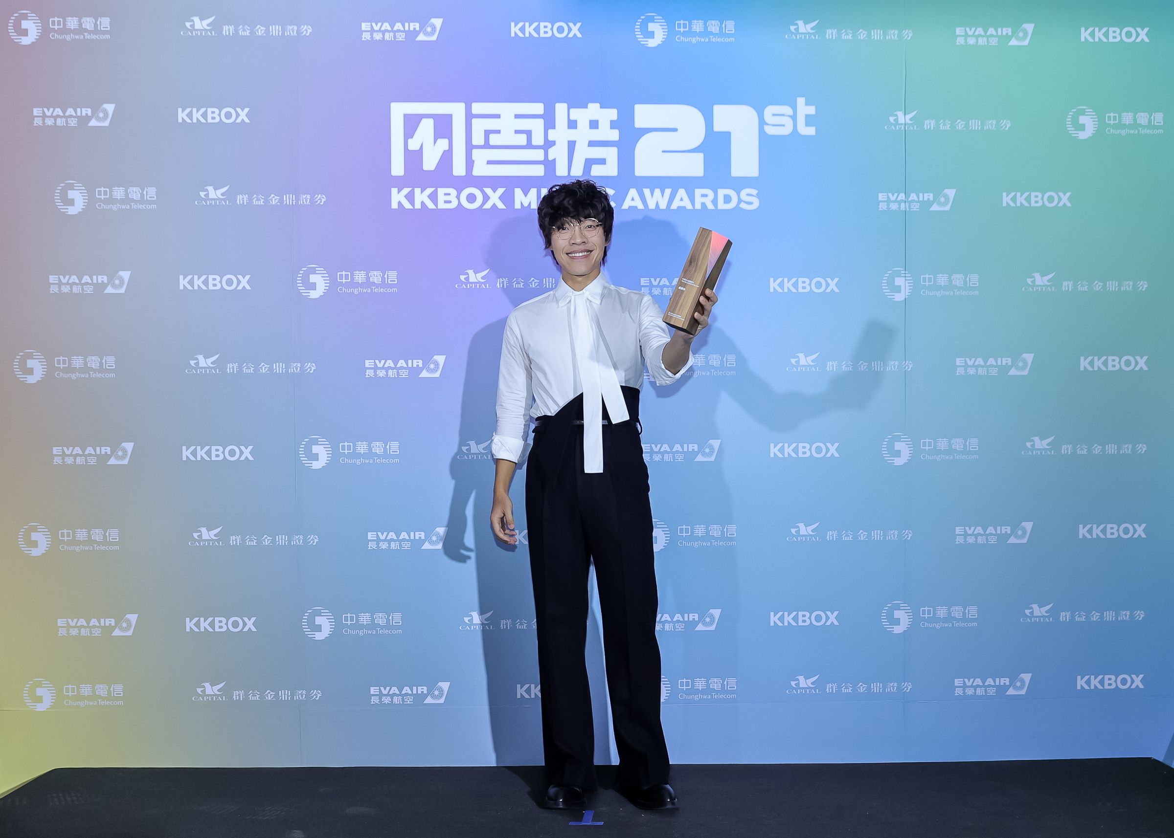 對於被笑醜，這也讓盧廣仲頗受傷。（圖／KKBOX風雲榜提供）