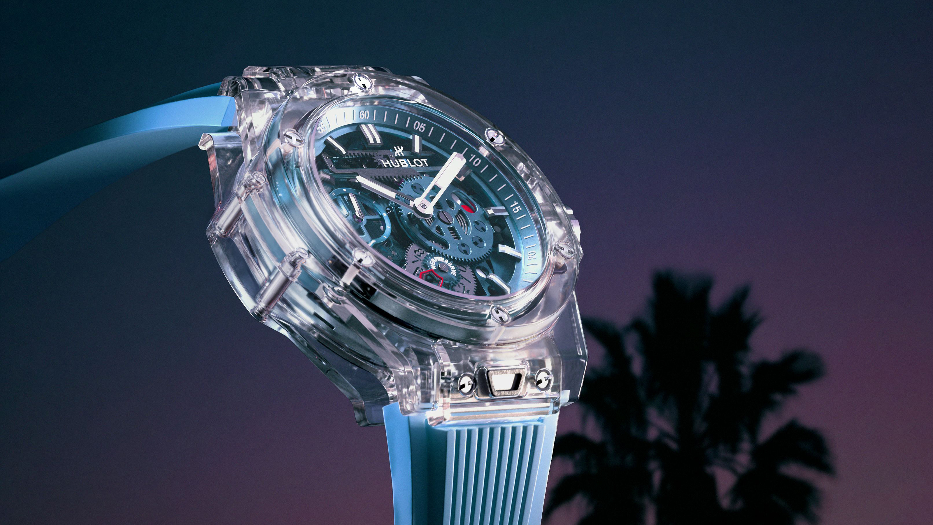 錶誌/從視覺開始的清涼感!HUBLOT Big Bang MECA-10天空藍寶石腕錶