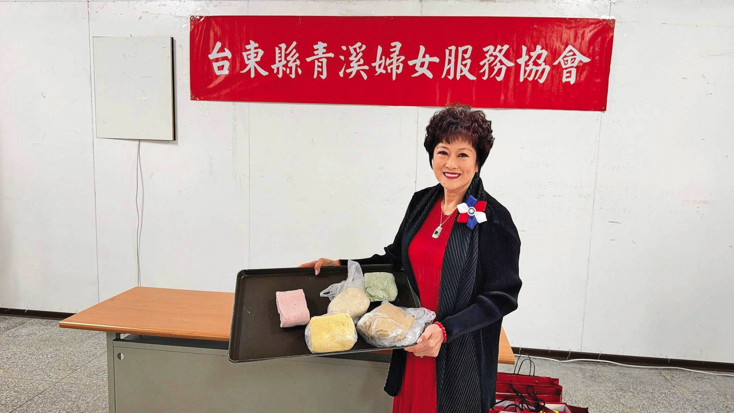 吳秀華的大姊吳秀蘭是富山美麗海景安養中心開發案的水土保持義務人。（翻攝滕苡均臉書）