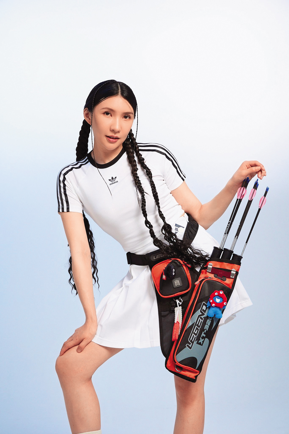 田依甯參加2025雙北世壯運射箭比賽,首度挑戰女子個人70公尺反曲弓30+賽事,最後8強止步。(翻攝自田依甯臉書)
