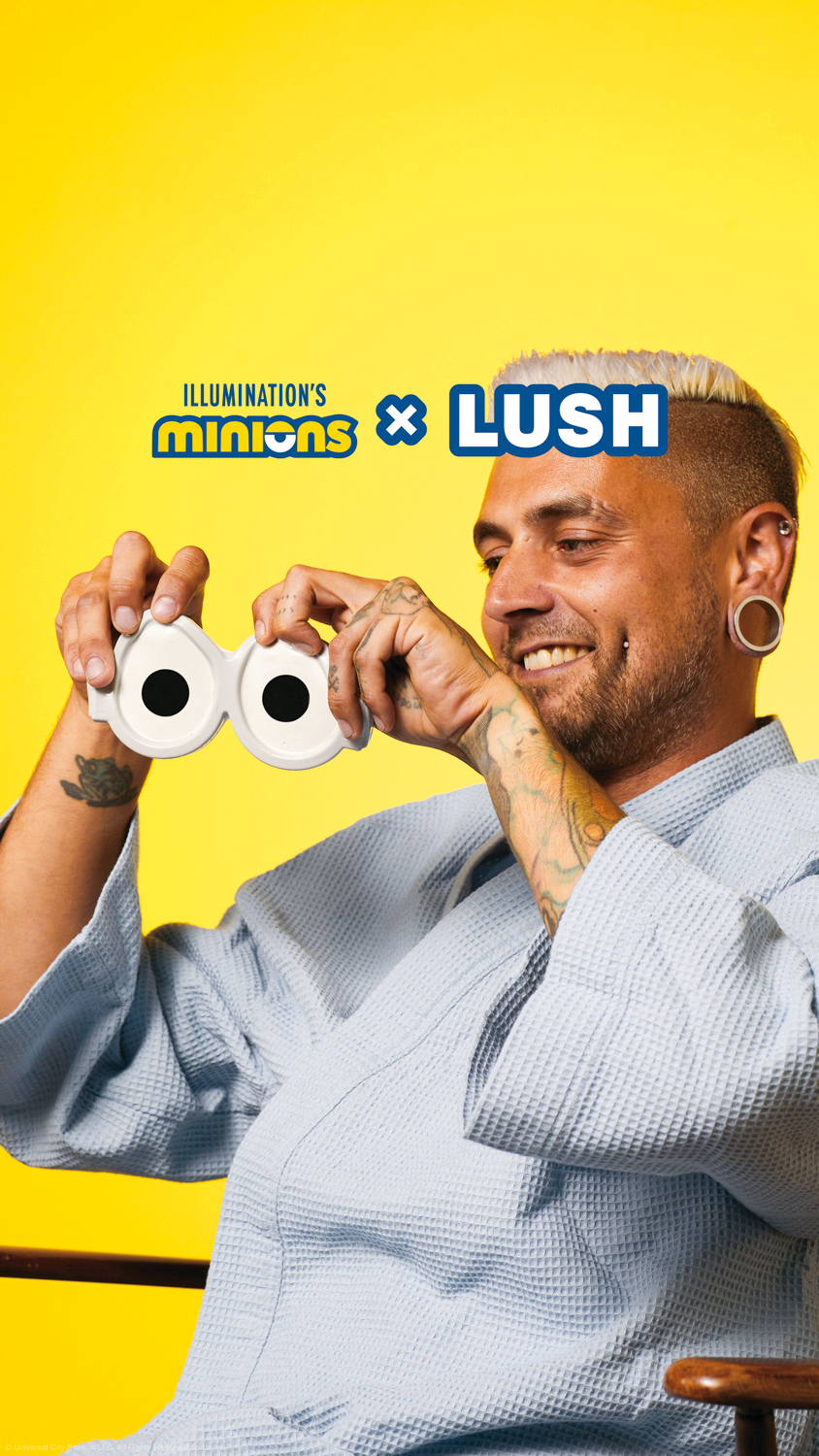 Minions x LUSH小小兵眼罩眼膜 NT$380（嵐舒提供）