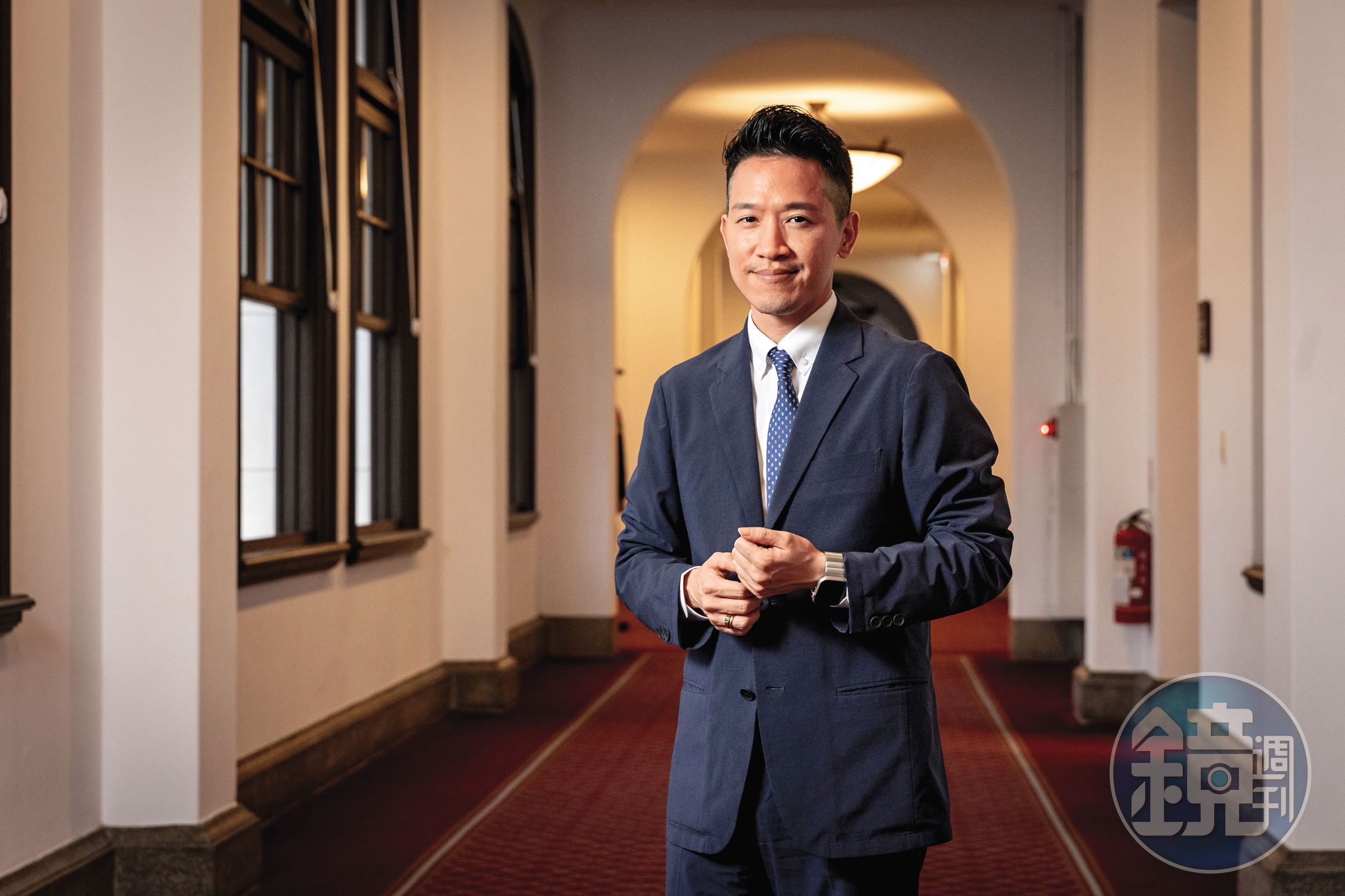何志偉昔日因美豬政策跟蔡政府唱反調,被黨內同志罵「死小孩」。(王漢順攝)
