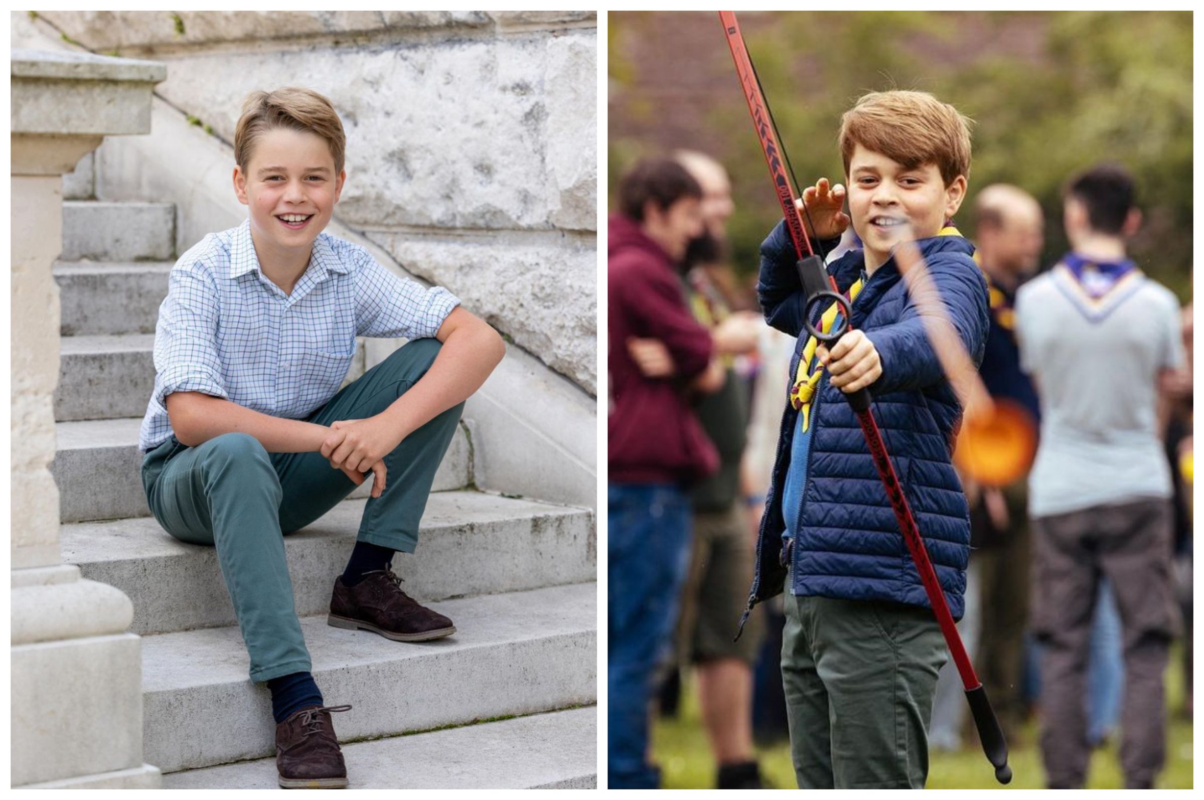喬治王子目前是英國王位第2順位繼承人。(翻攝princeandprincessofwales IG)