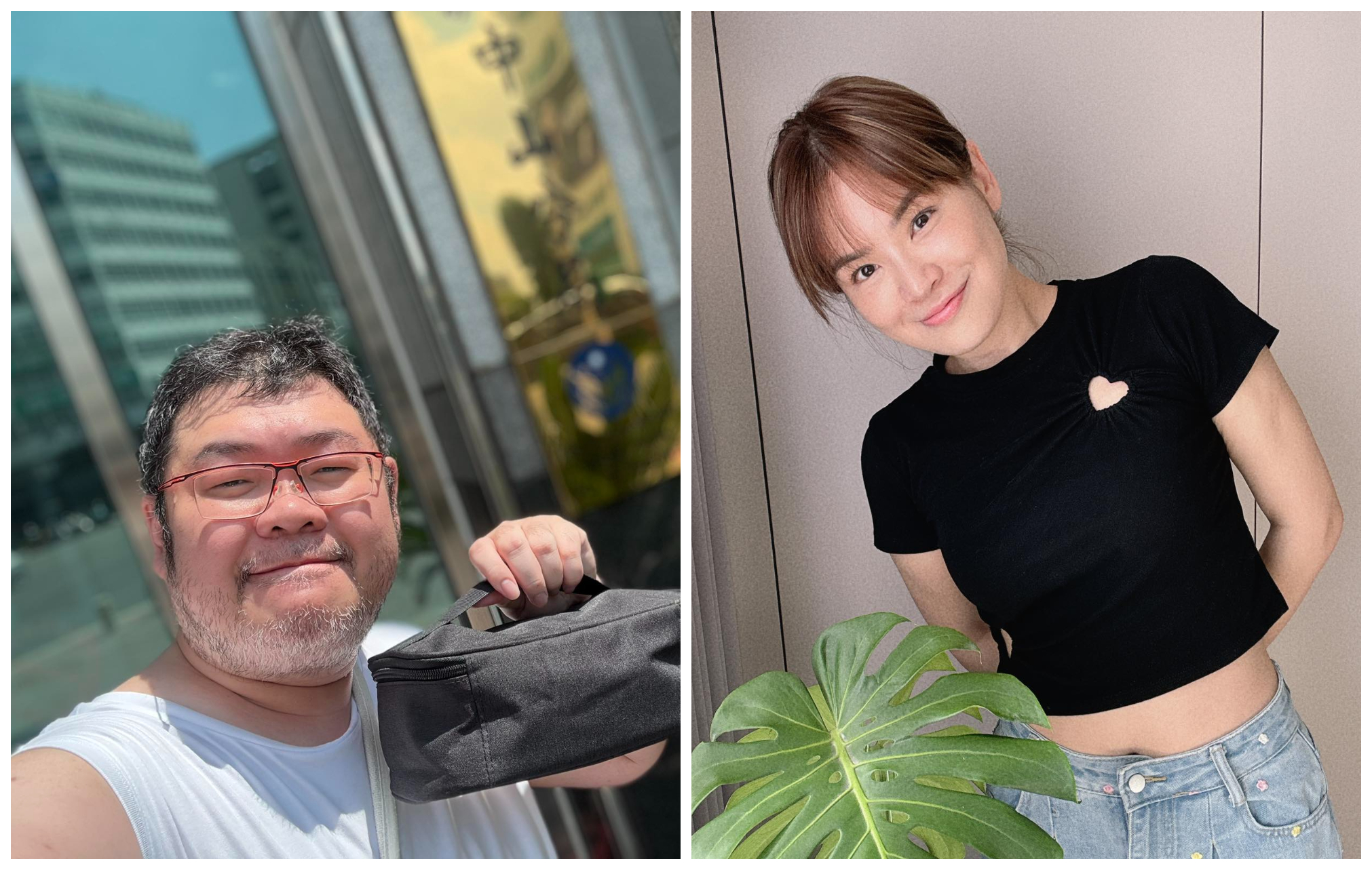 四叉貓（左）與陳沂（右）近期互槓，雪坊優格被捲入風波。（翻攝四叉貓臉書、陳沂臉書）