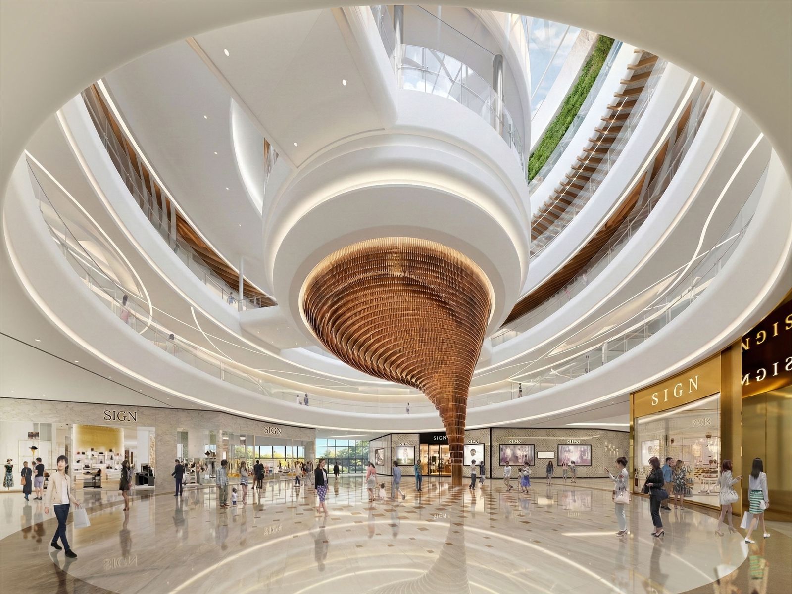 融入地方精密機械產業意象 漢神洲際廣場企圖反轉台中天際線