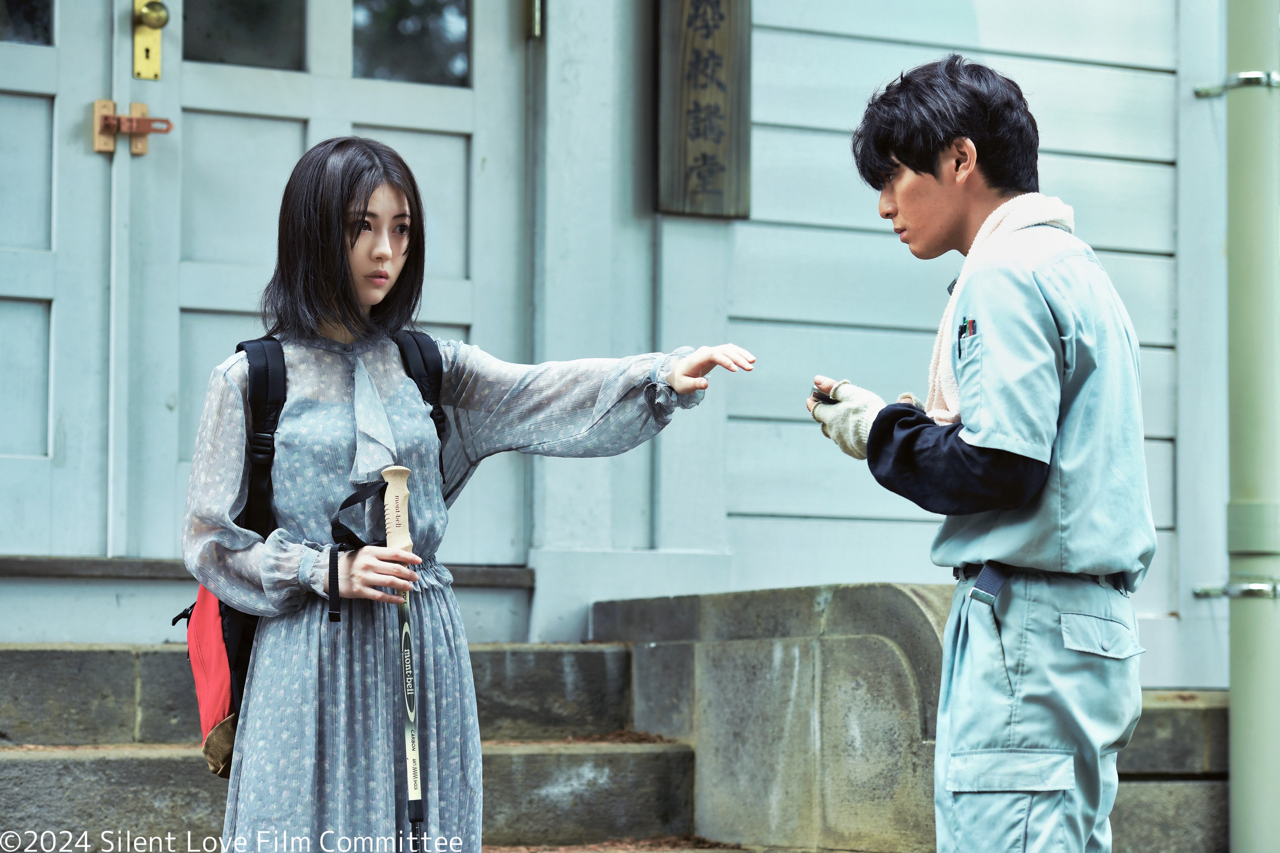 山田涼介與濱邊美波在電影《Silent Love》互相吸引。（大鴻藝術、大福音樂提供）