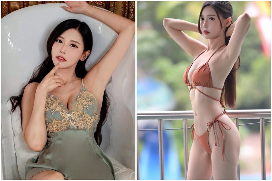 寫真網紅許玲玲驚爆被國民黨桃園市議員梁為超以1個月20萬包養。（翻攝自許玲玲臉書）