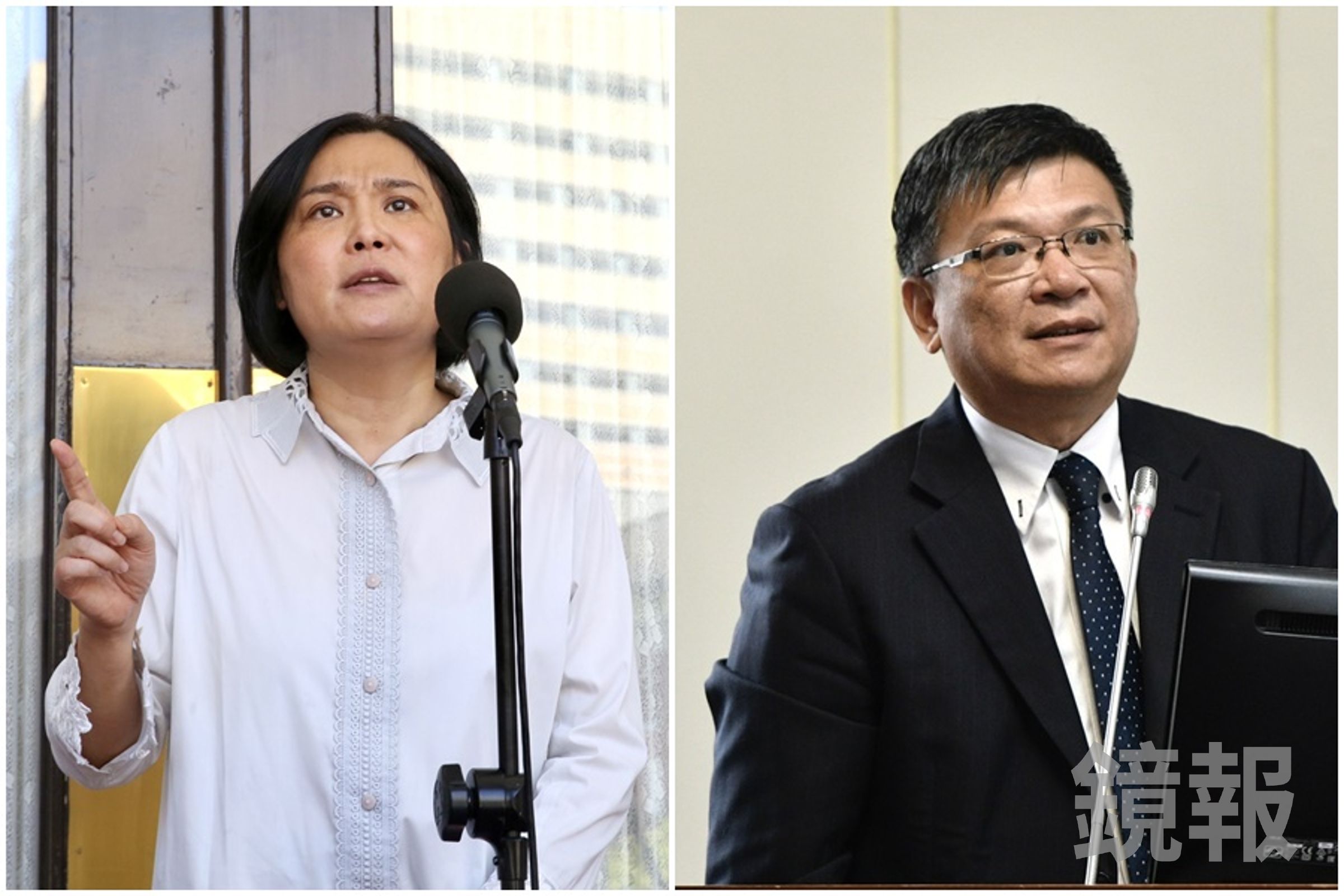 陳玉珍稱金門二膽島是核廢選址可評估的選項，核安會及台電董座都回應了。（鏡報董孟航）