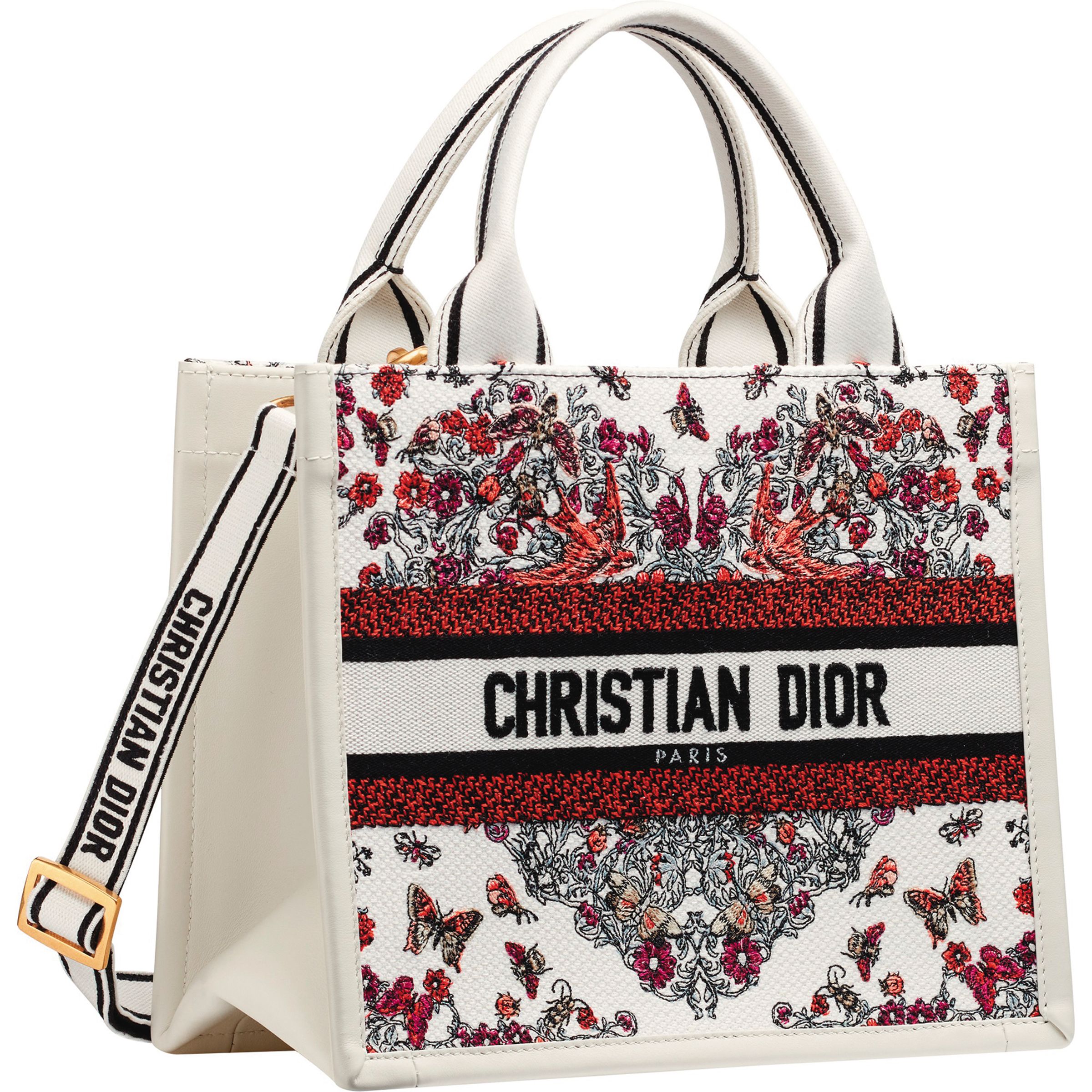 Dior Book Tote Le Coeur des Curiosités小型托特包。NT$120,000。(Dior提供)
